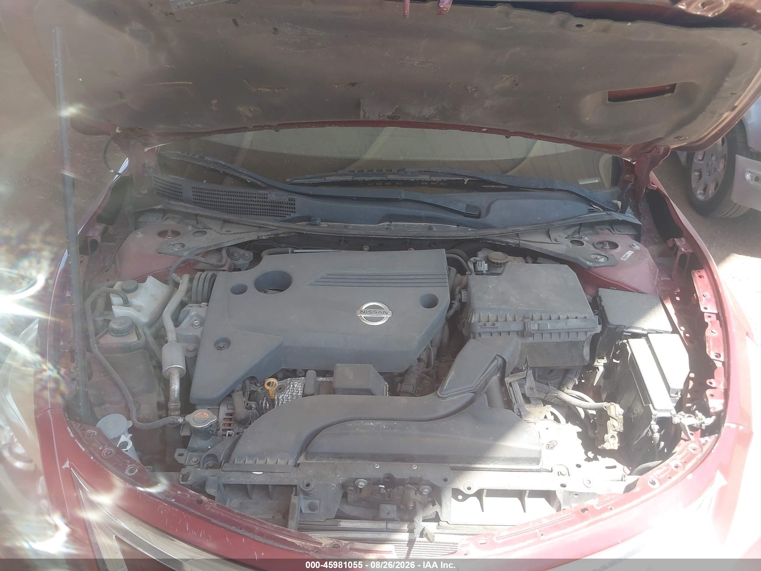 2015 Nissan Altima 2.5 S Burgundy vin: 1N4AL3AP9FN407888