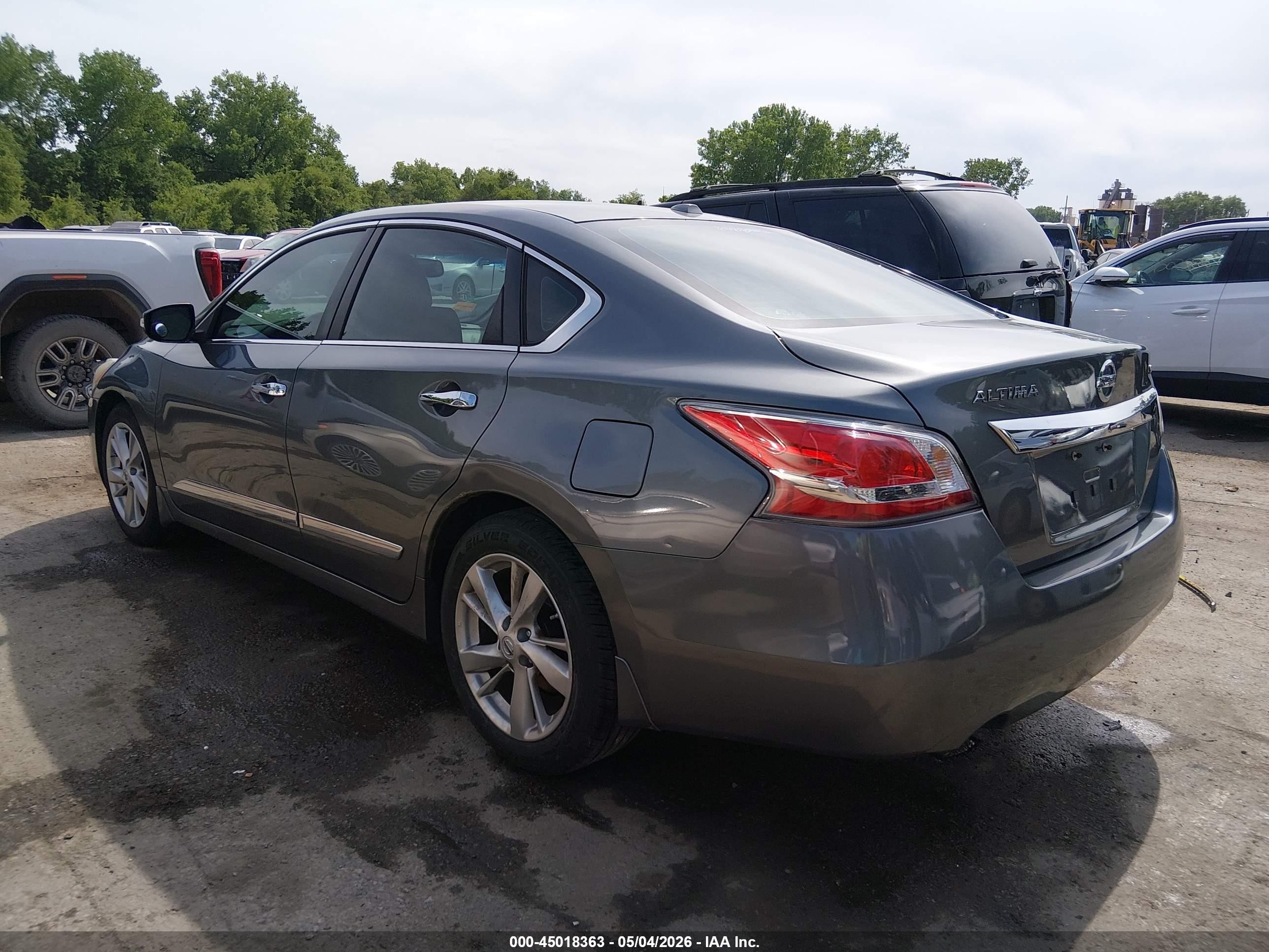 2015 Nissan Altima 2.5 Sl Gray vin: 1N4AL3AP9FN860683