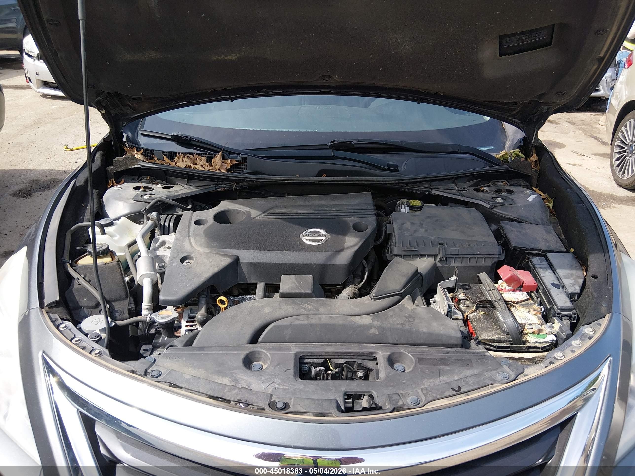 2015 Nissan Altima 2.5 Sl Gray vin: 1N4AL3AP9FN860683