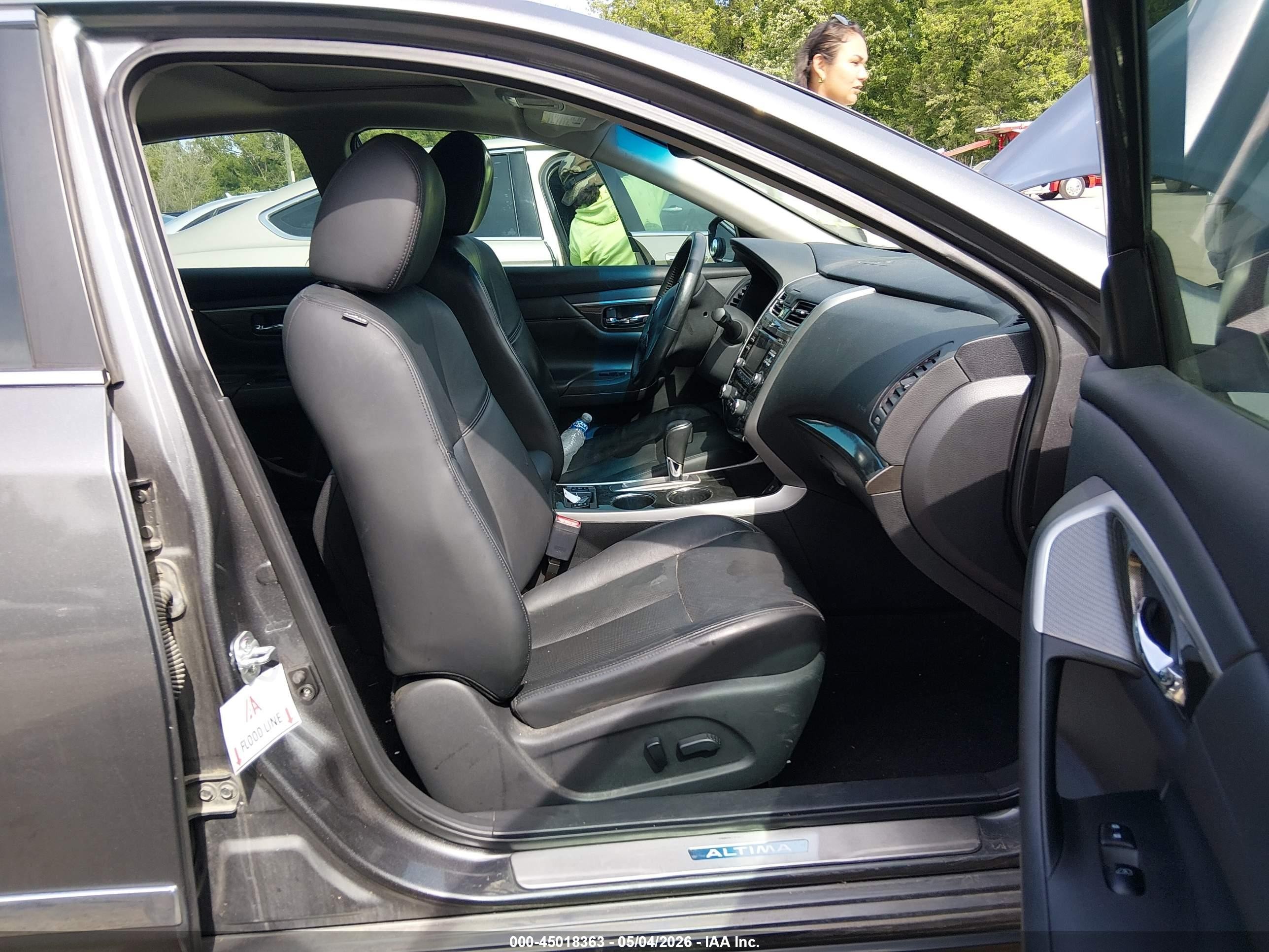 2015 Nissan Altima 2.5 Sl Gray vin: 1N4AL3AP9FN860683