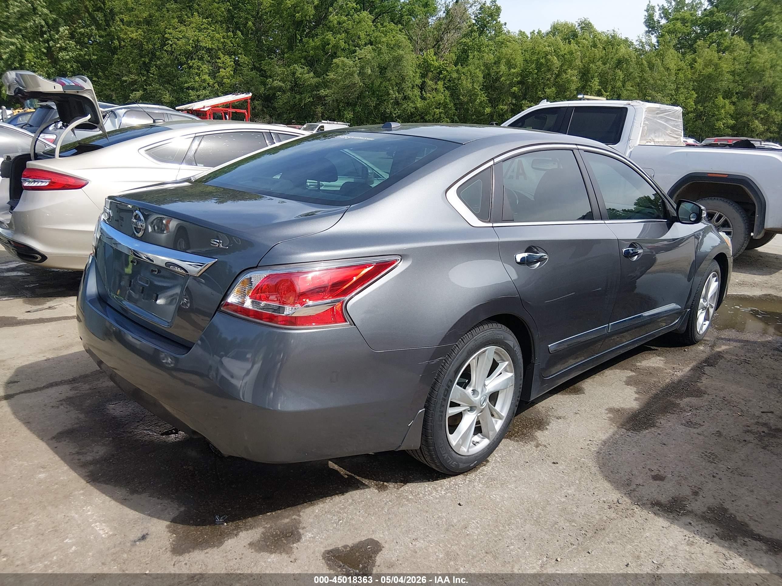 2015 Nissan Altima 2.5 Sl Gray vin: 1N4AL3AP9FN860683