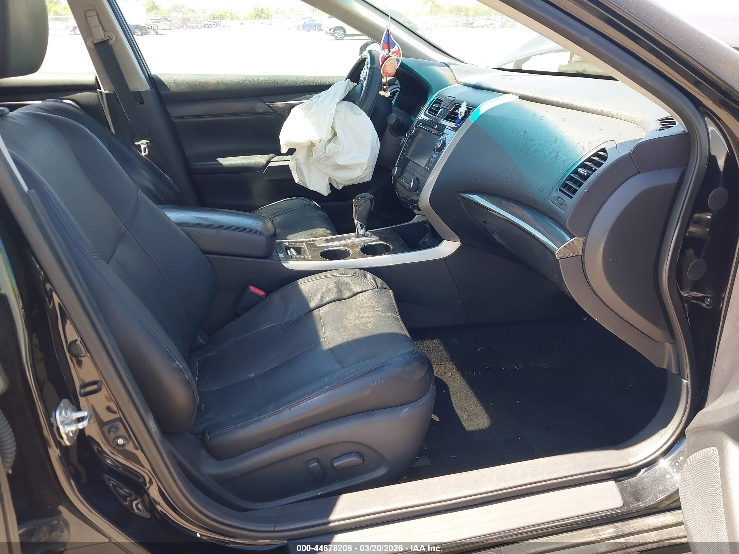 2015 Nissan Altima 2.5 Sl Black vin: 1N4AL3AP9FN861963