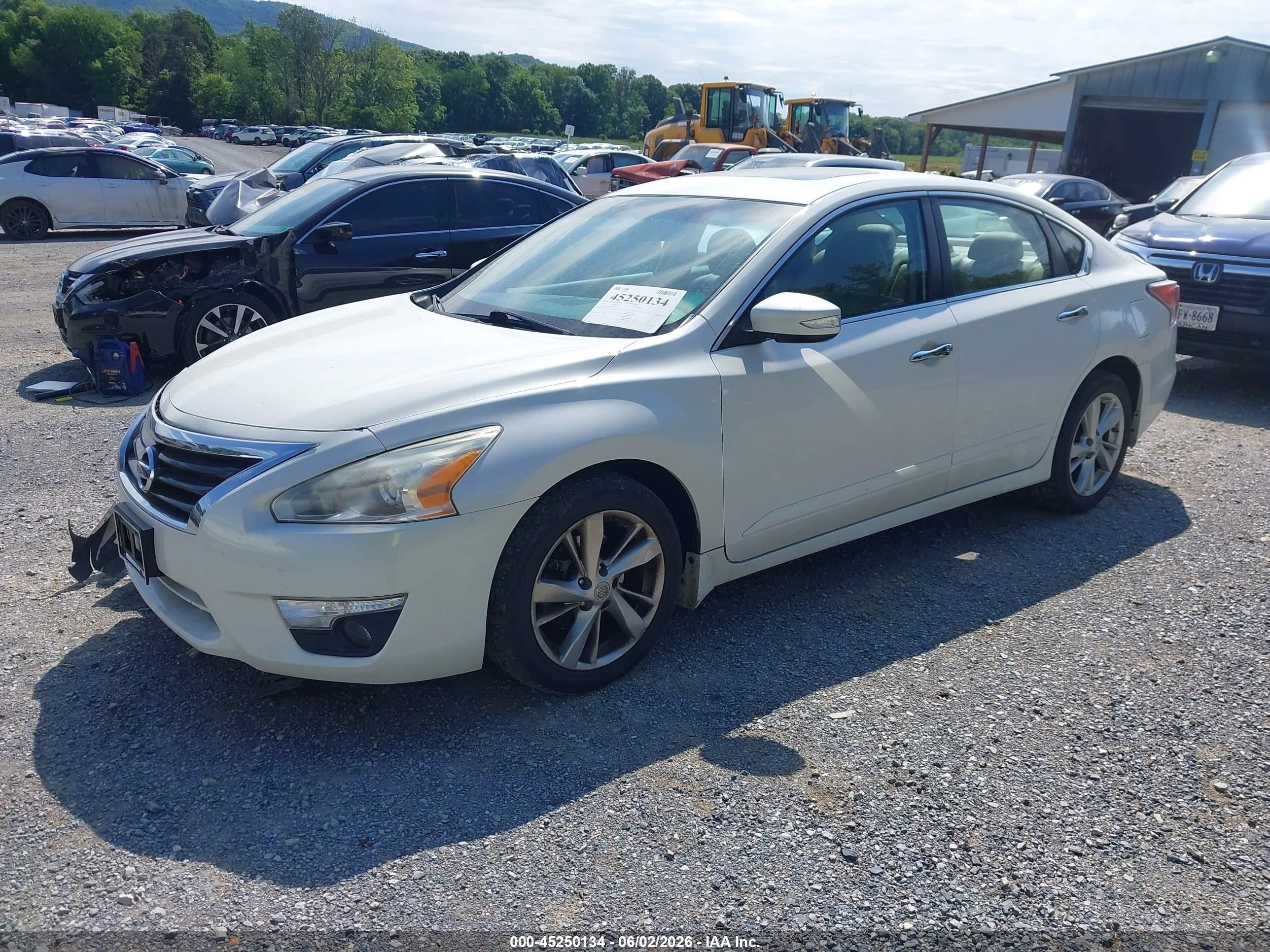 2015 Nissan Altima 2.5 Sl White vin: 1N4AL3AP9FN862000