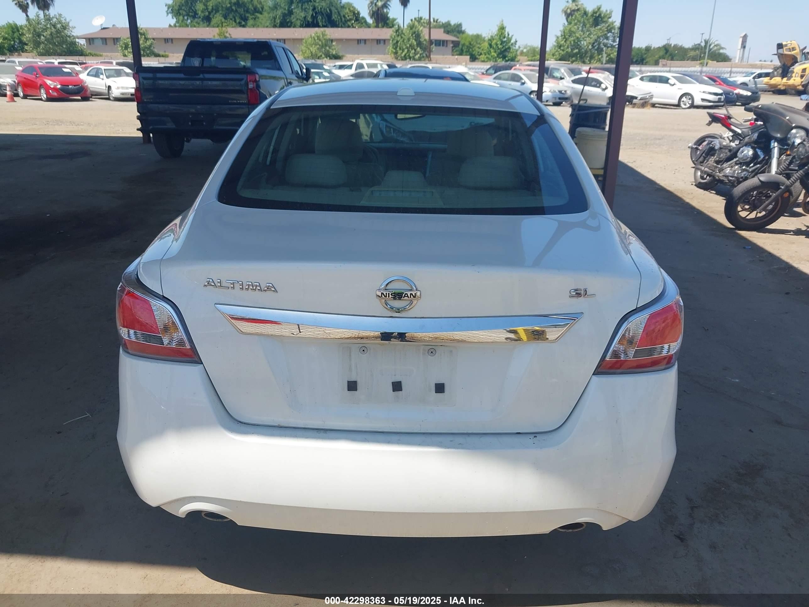 2015 Nissan Altima 2.5/2.5 S/2.5 Sl/2.5 Sv Белый vin: 1N4AL3AP9FN865575
