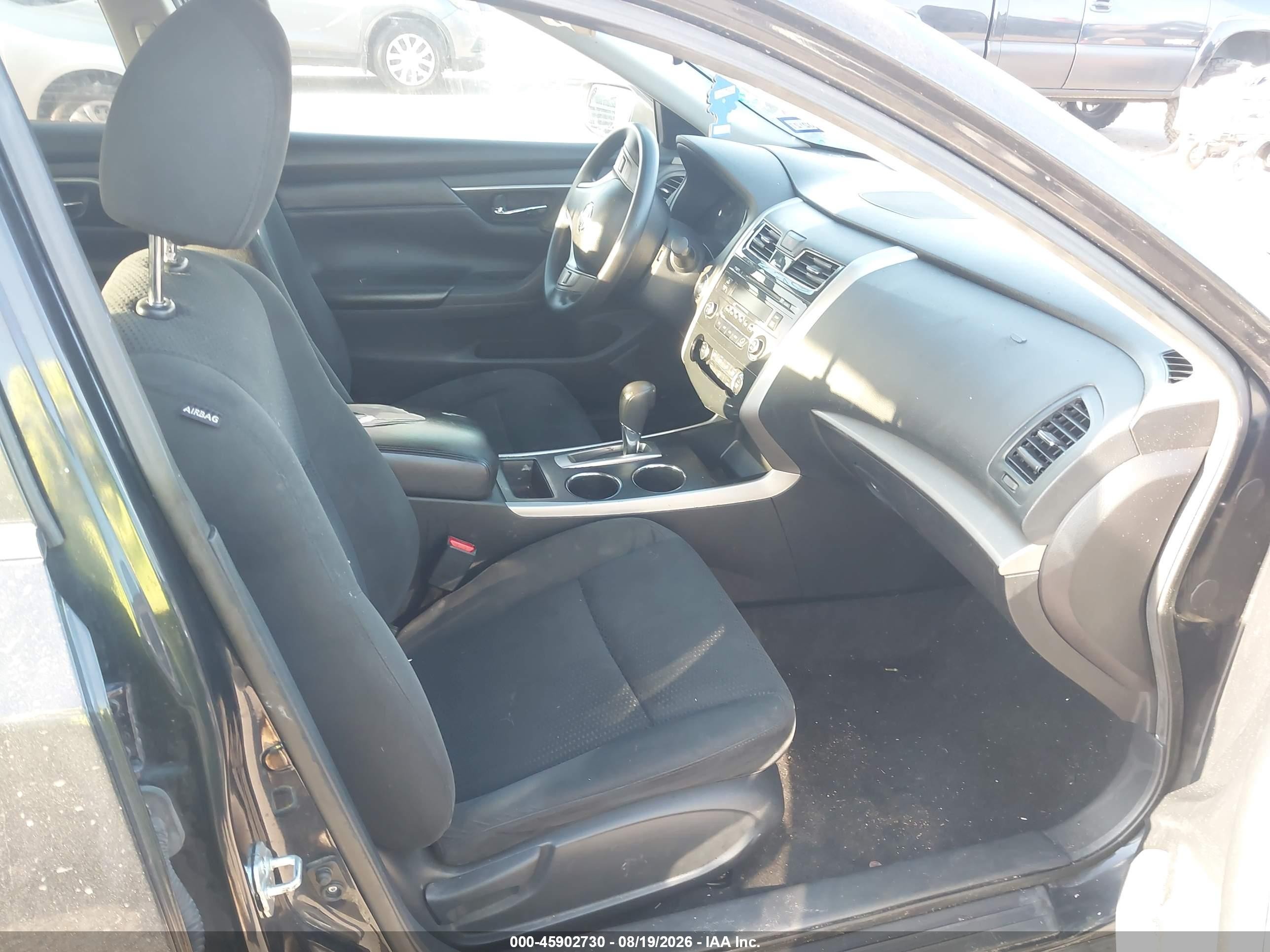2015 Nissan Altima 2.5 S Black vin: 1N4AL3AP9FN867035