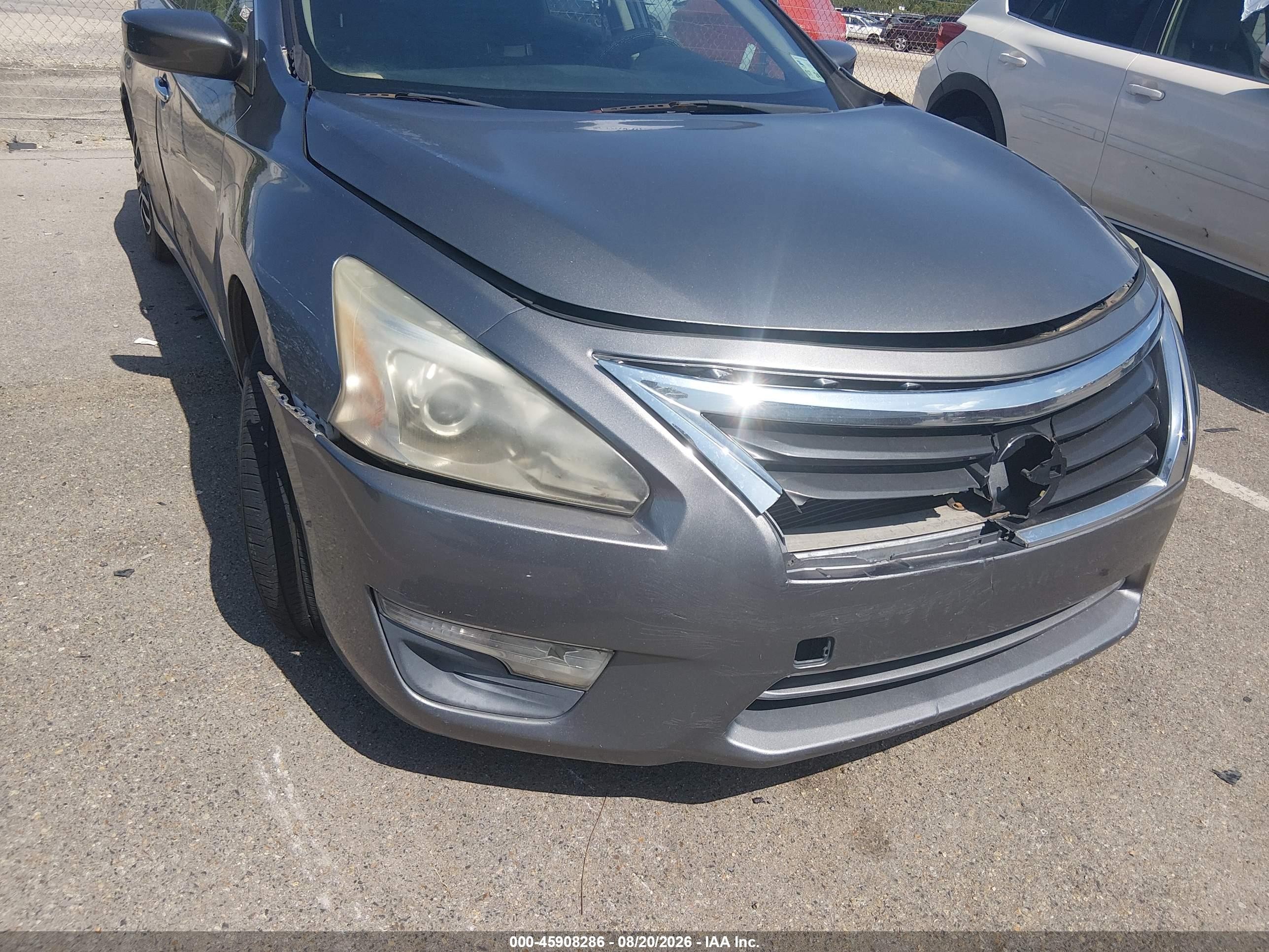 2015 Nissan Altima 2.5/2.5 S/2.5 Sl/2.5 Sv Серый vin: 1N4AL3AP9FN872607