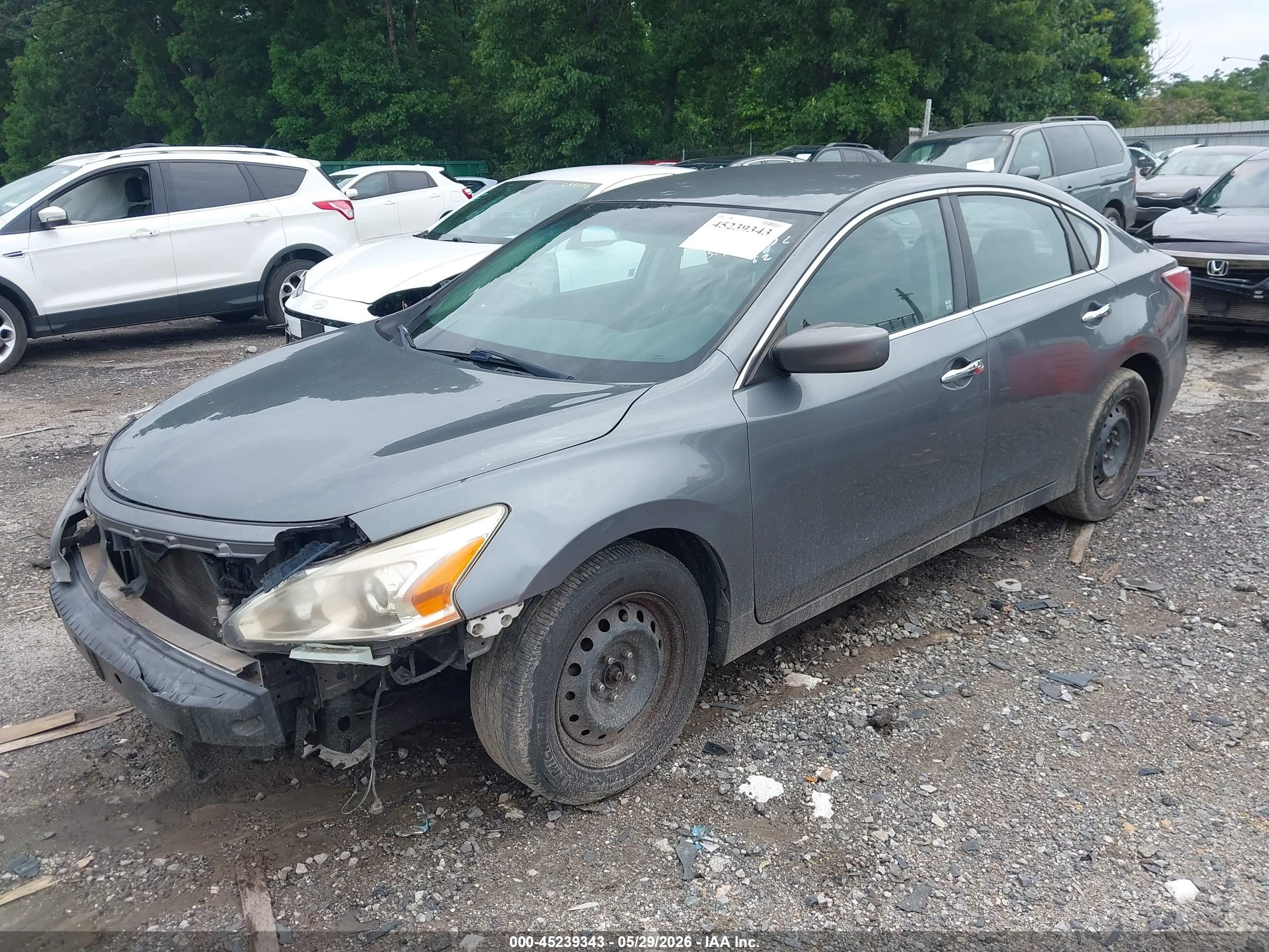 2015 Nissan Altima 2.5/2.5 S/2.5 Sl/2.5 Sv Gray vin: 1N4AL3AP9FN873031