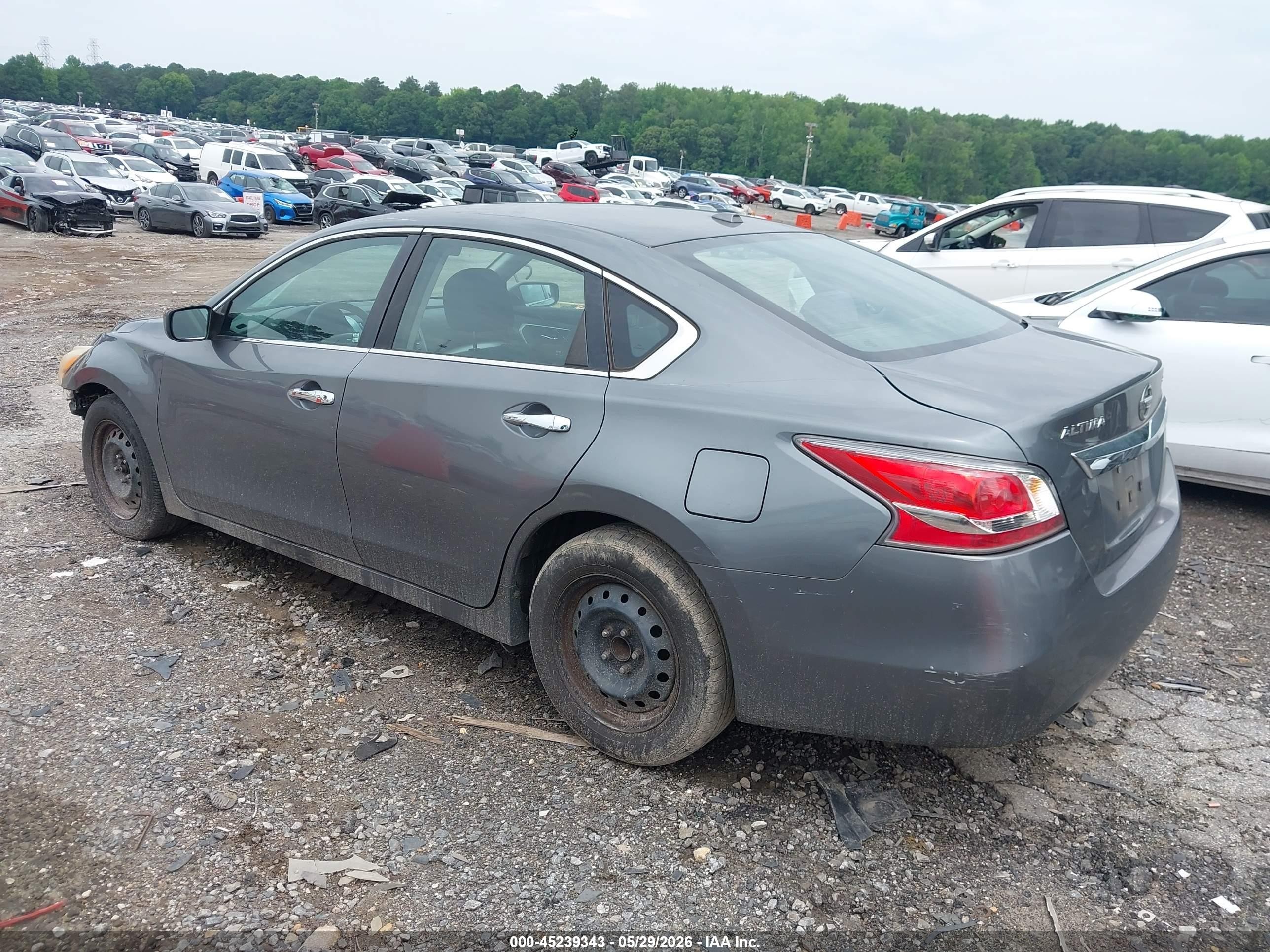 2015 Nissan Altima 2.5/2.5 S/2.5 Sl/2.5 Sv Gray vin: 1N4AL3AP9FN873031