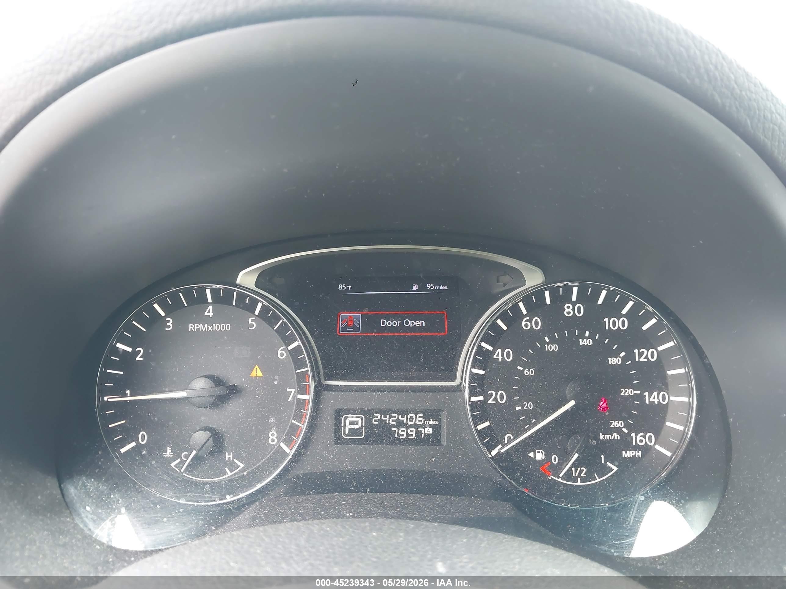 2015 Nissan Altima 2.5/2.5 S/2.5 Sl/2.5 Sv Gray vin: 1N4AL3AP9FN873031