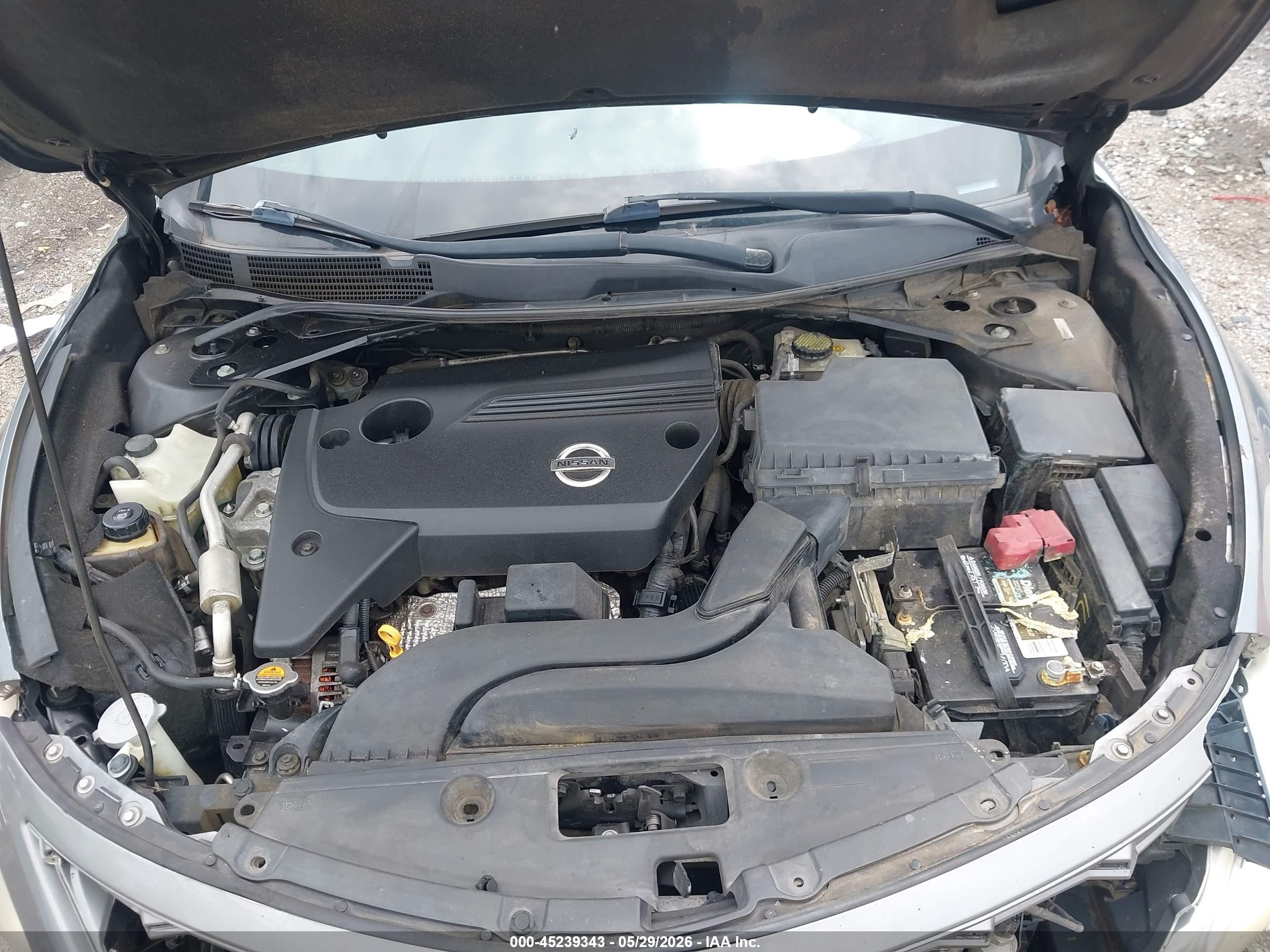 2015 Nissan Altima 2.5/2.5 S/2.5 Sl/2.5 Sv Gray vin: 1N4AL3AP9FN873031