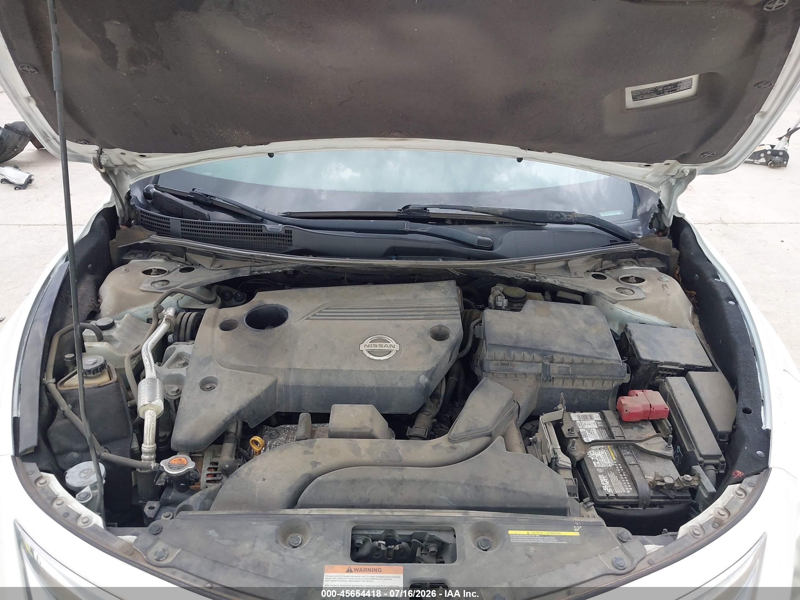2015 Nissan Altima 2.5 S Белый vin: 1N4AL3AP9FN876916