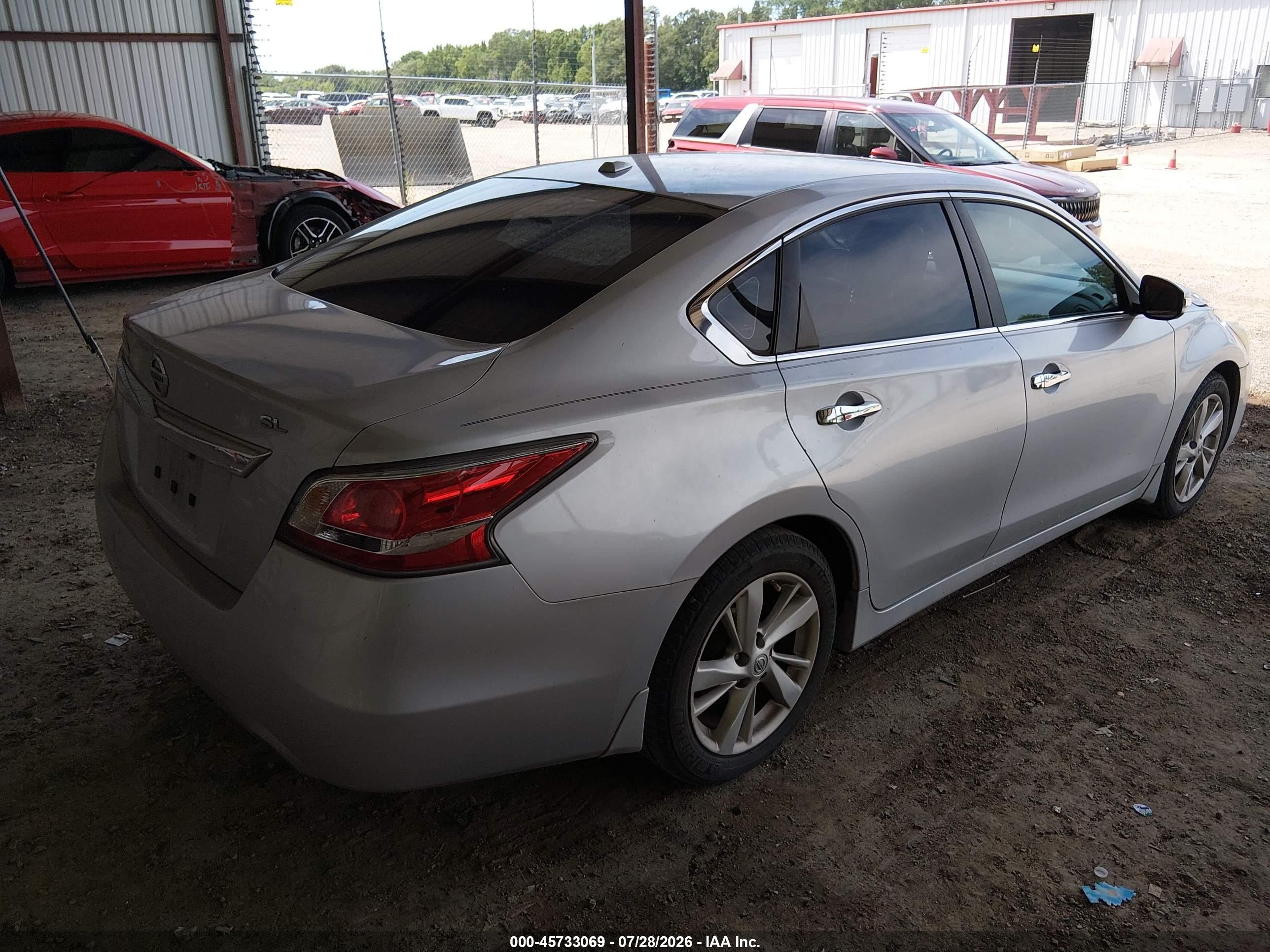 2015 Nissan Altima 2.5 Sl Silver vin: 1N4AL3AP9FN880223