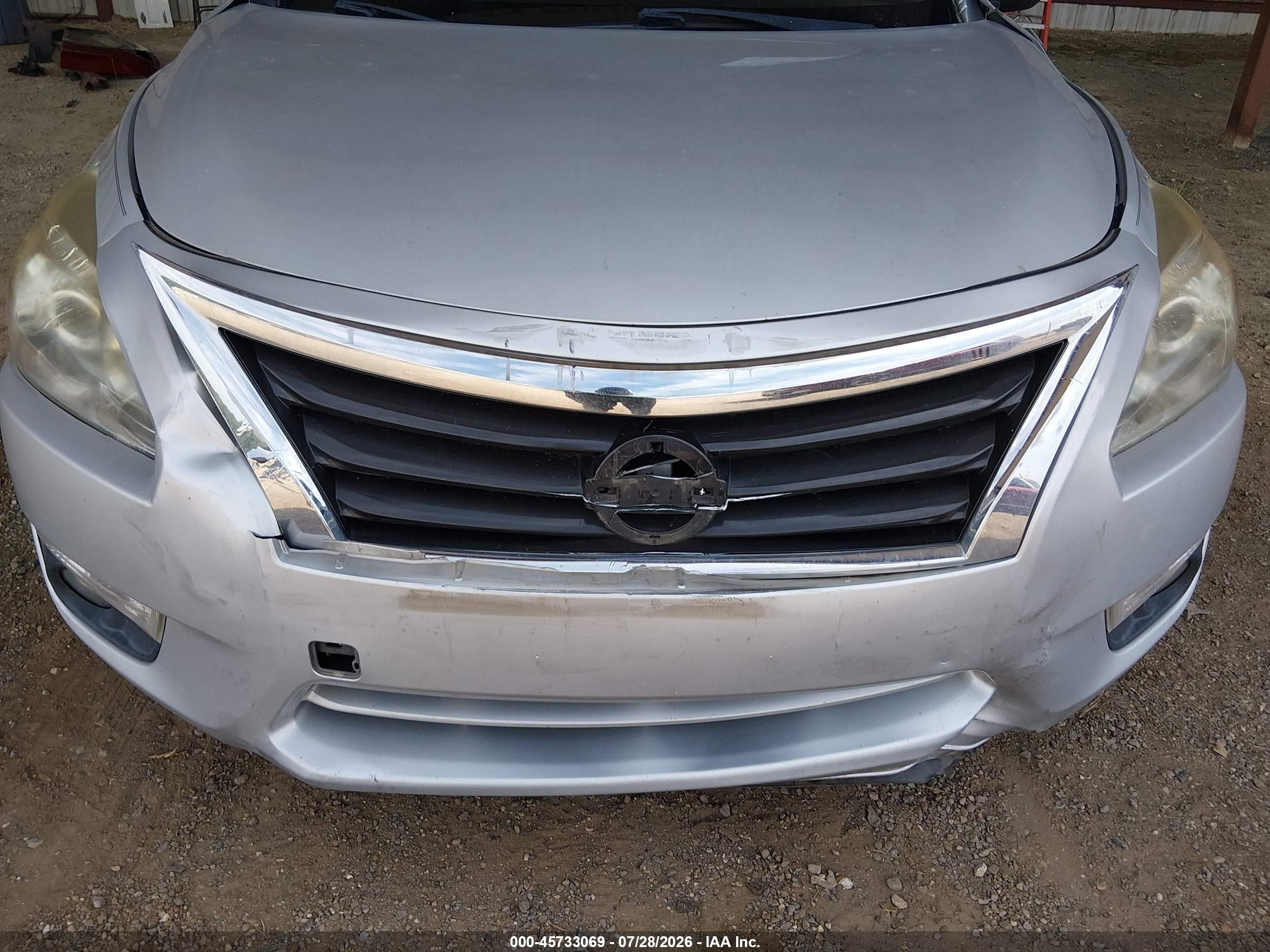2015 Nissan Altima 2.5 Sl Silver vin: 1N4AL3AP9FN880223
