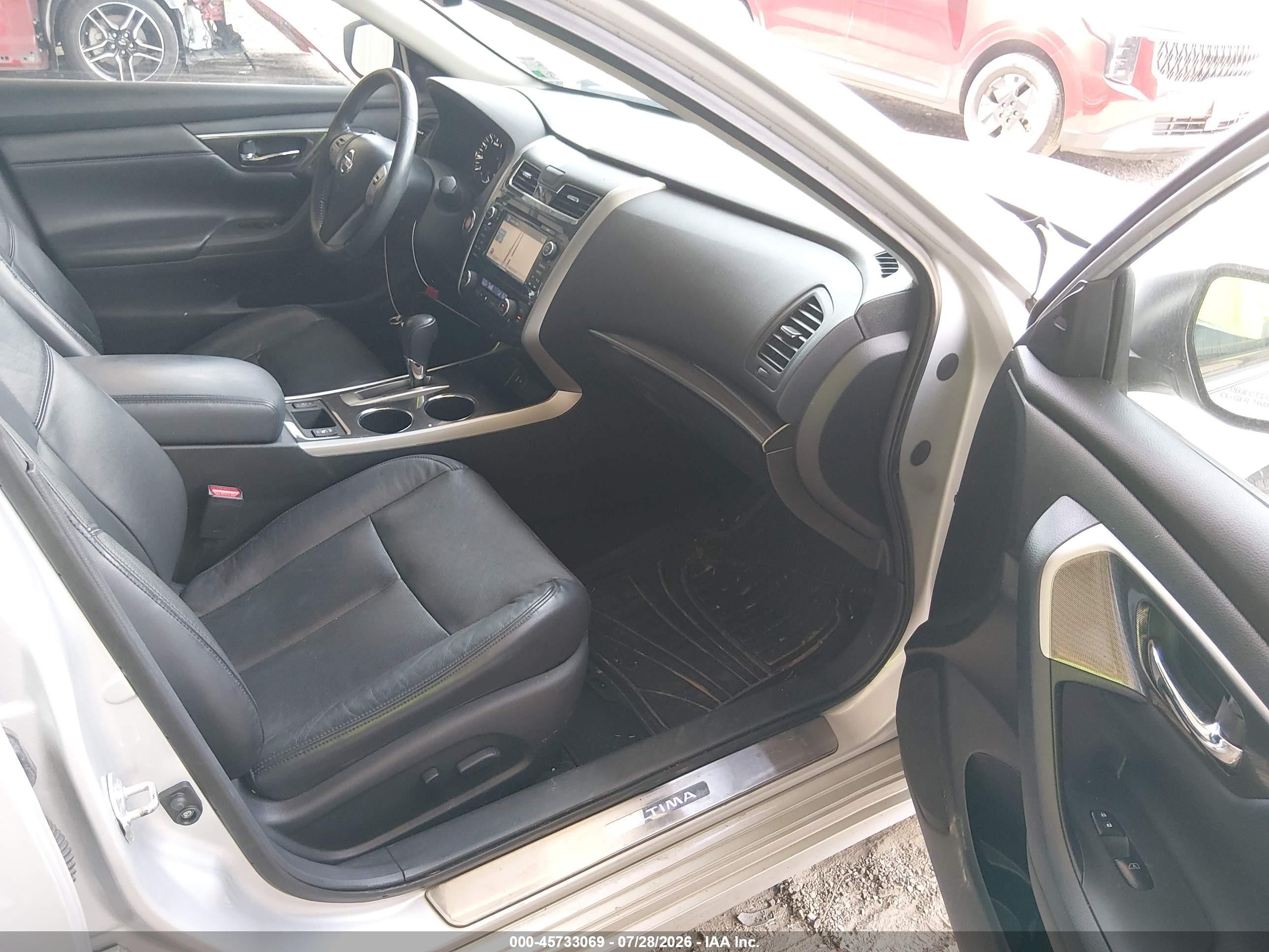 2015 Nissan Altima 2.5 Sl Silver vin: 1N4AL3AP9FN880223