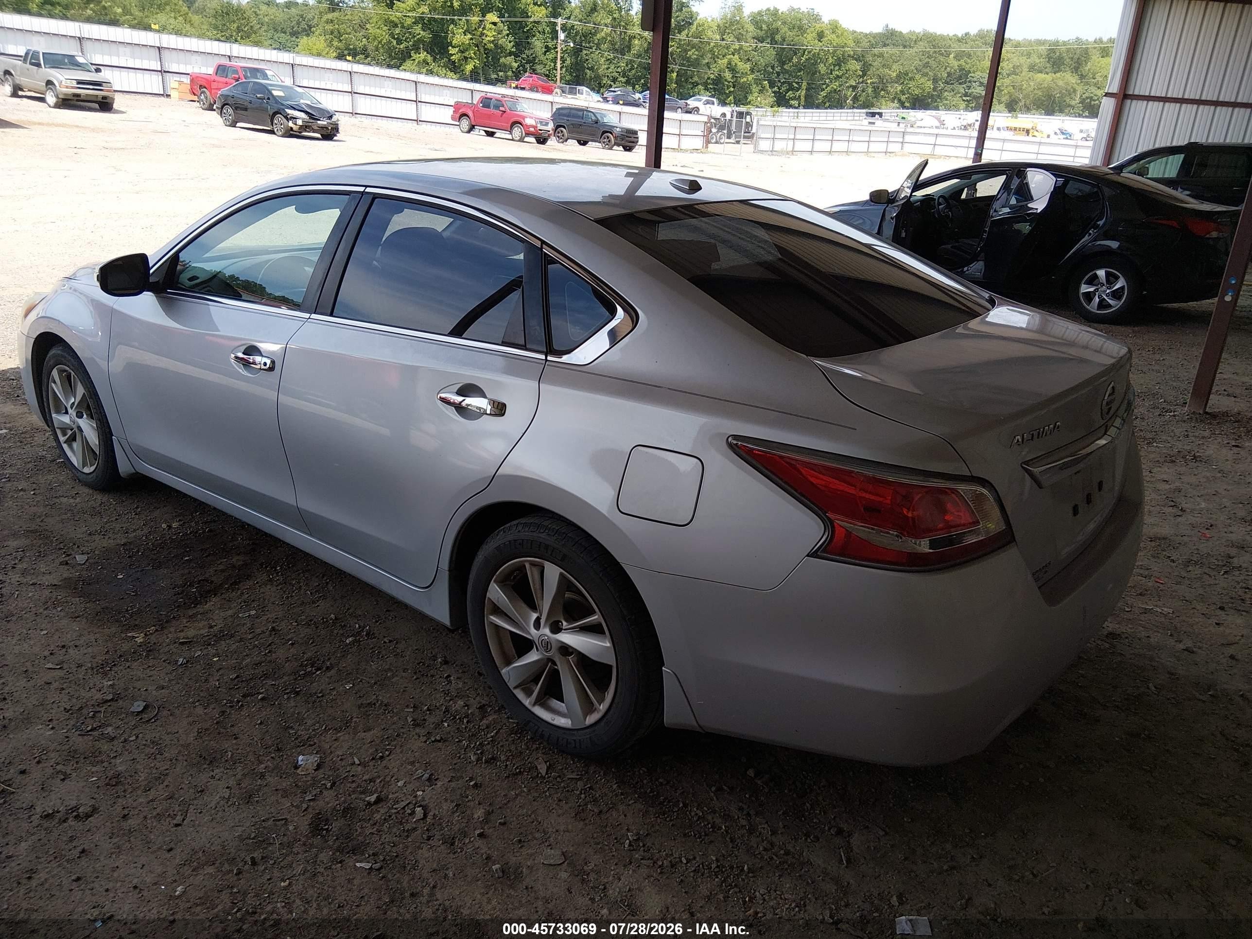 2015 Nissan Altima 2.5 Sl Silver vin: 1N4AL3AP9FN880223