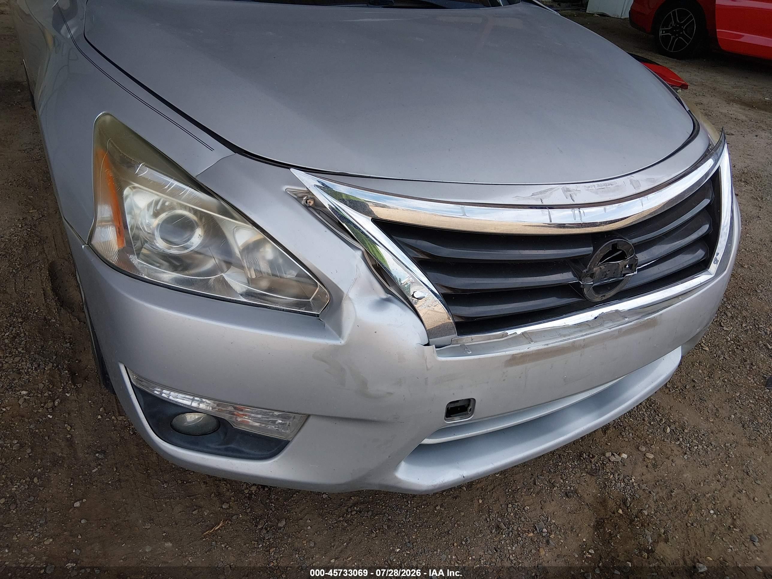 2015 Nissan Altima 2.5 Sl Silver vin: 1N4AL3AP9FN880223