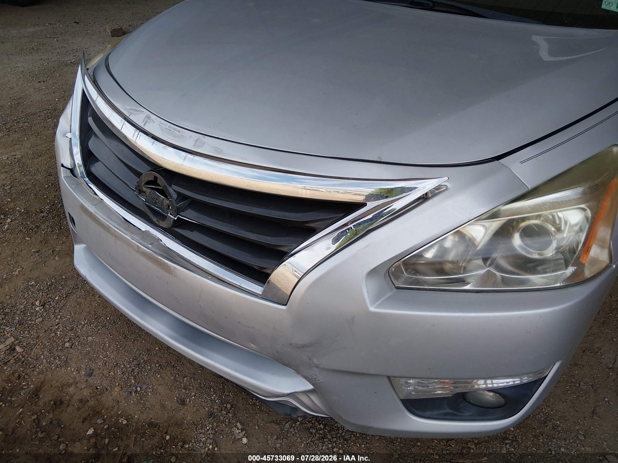 2015 Nissan Altima 2.5 Sl Silver vin: 1N4AL3AP9FN880223