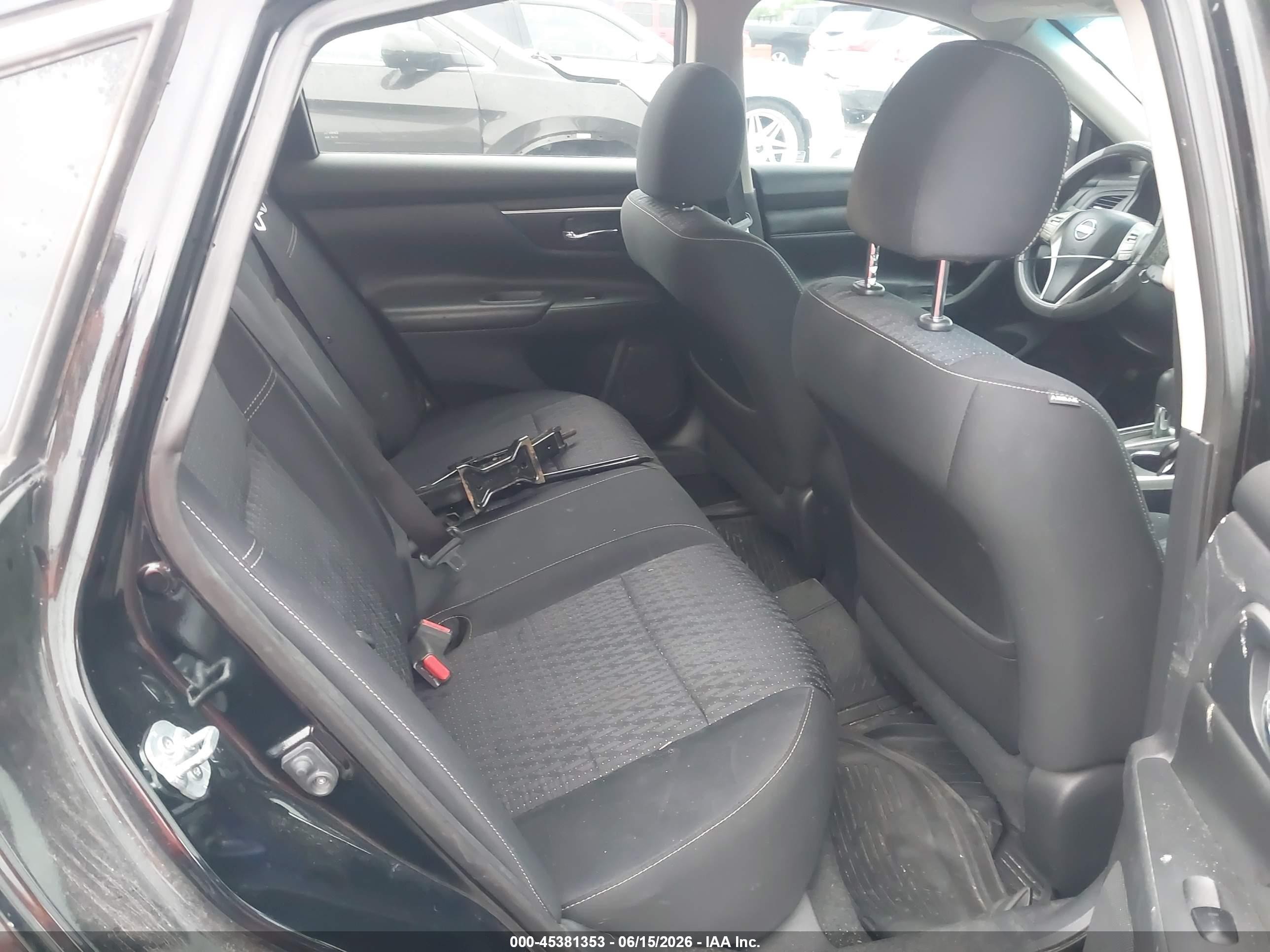 2015 Nissan Altima 2.5/2.5 S/2.5 Sl/2.5 Sv Black vin: 1N4AL3AP9FN882814