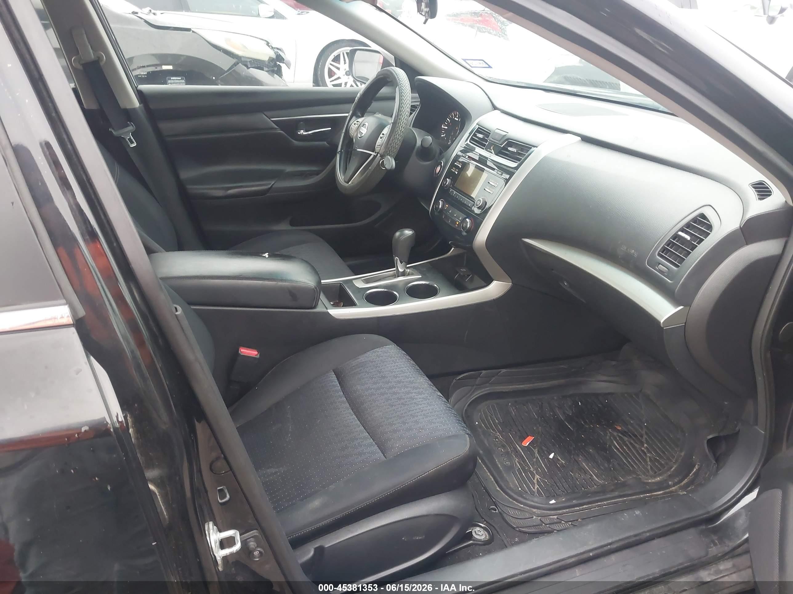2015 Nissan Altima 2.5/2.5 S/2.5 Sl/2.5 Sv Black vin: 1N4AL3AP9FN882814