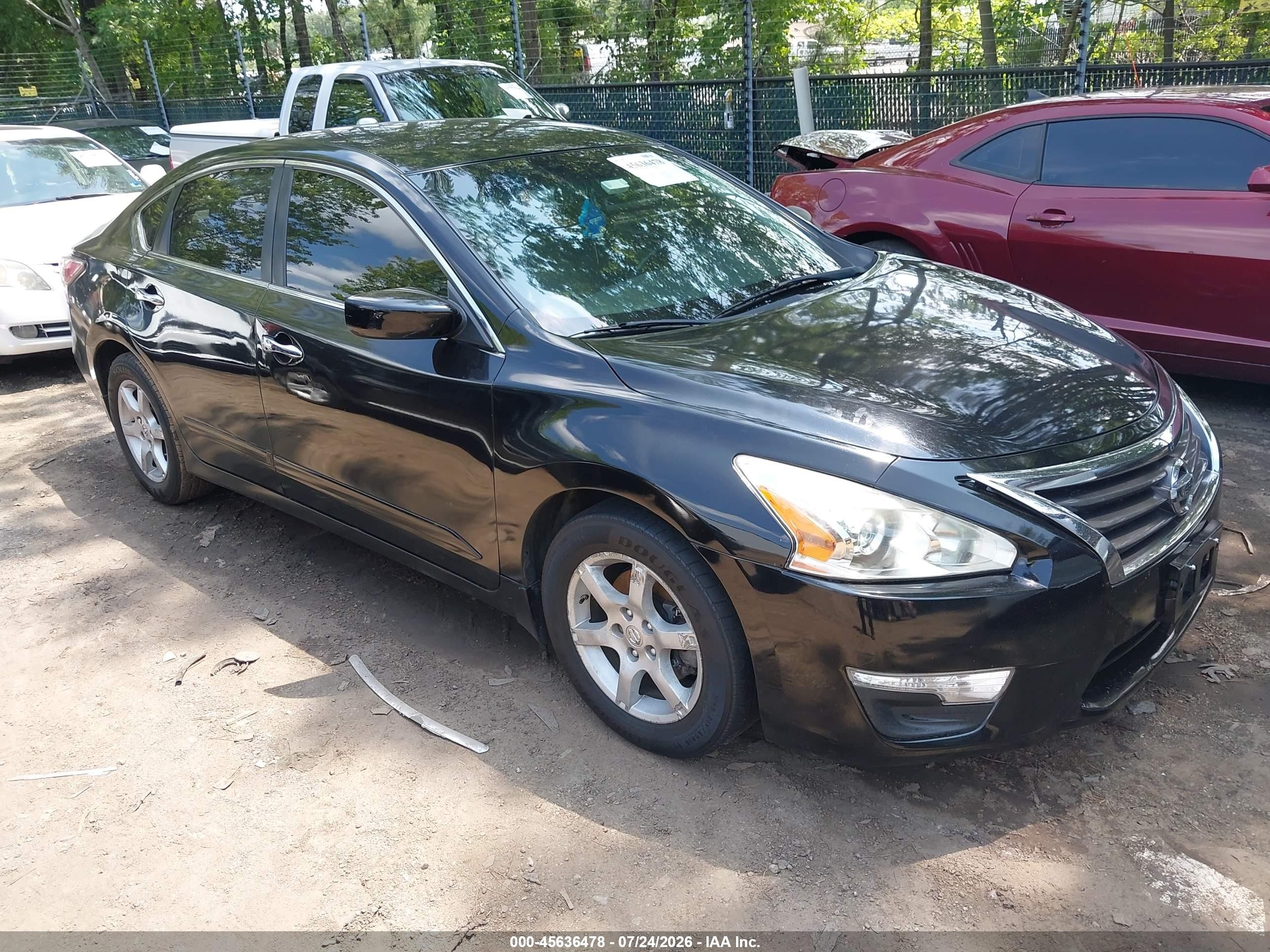 2015 Nissan Altima 2.5 S Black vin: 1N4AL3AP9FN886331