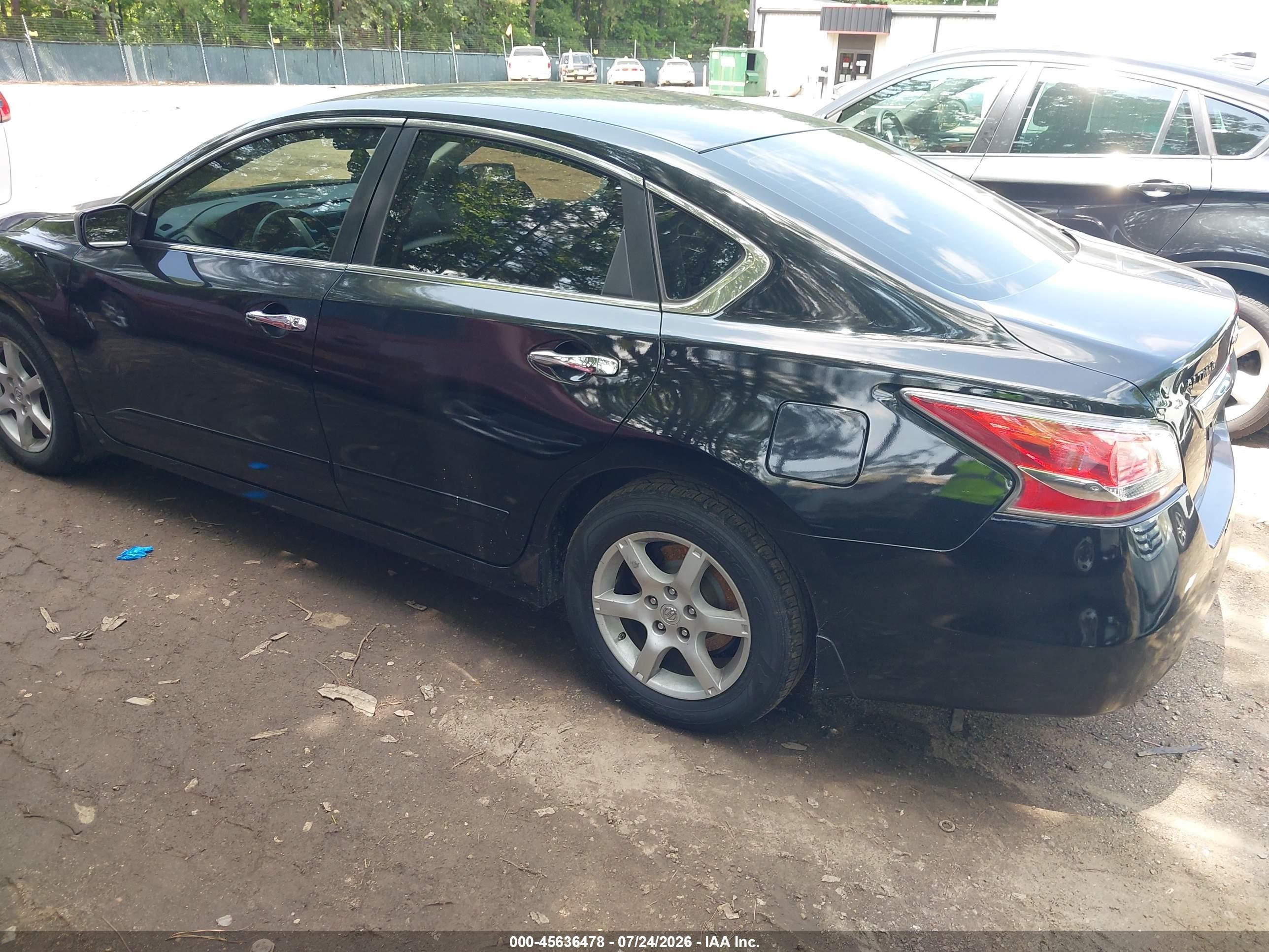 2015 Nissan Altima 2.5 S Black vin: 1N4AL3AP9FN886331