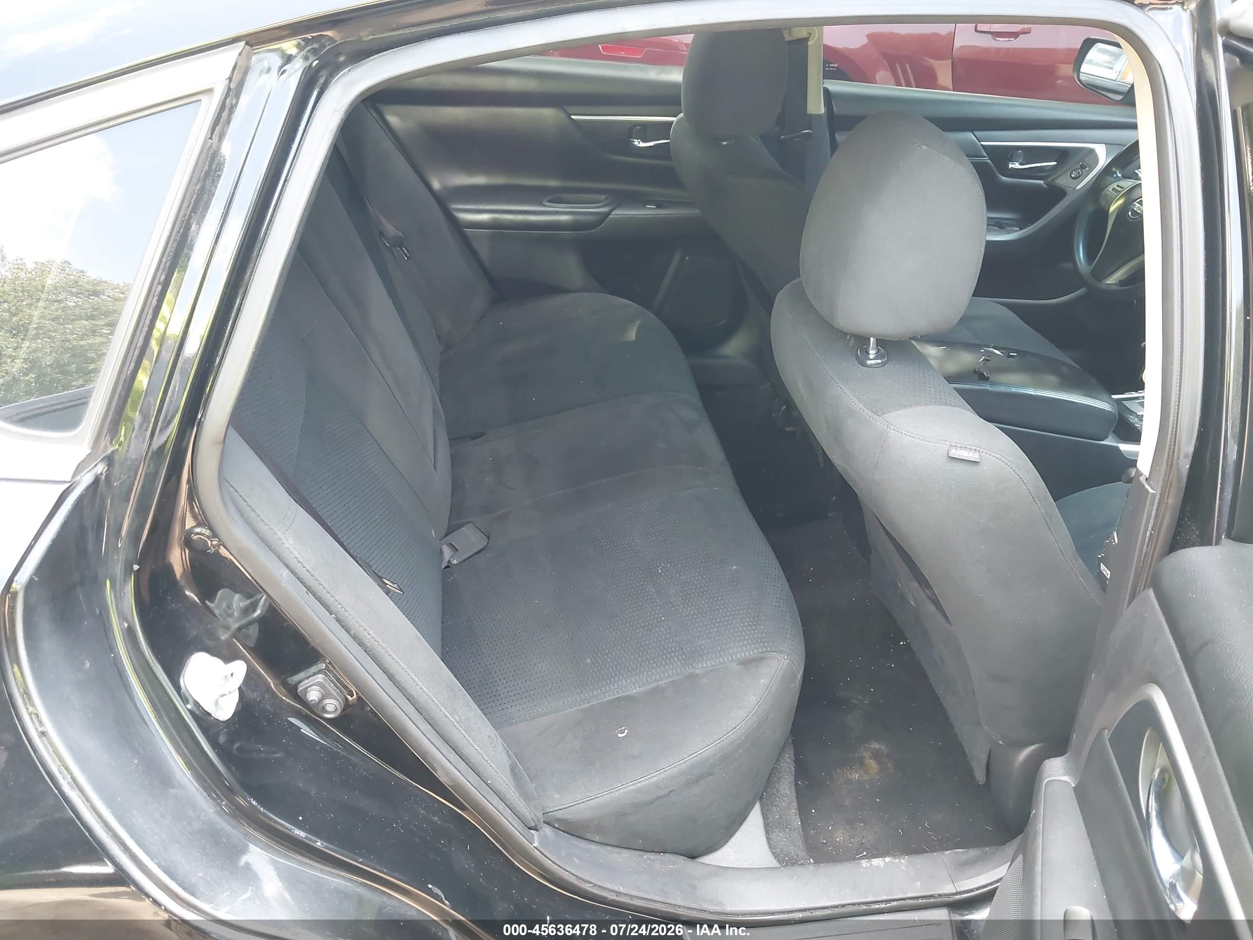 2015 Nissan Altima 2.5 S Black vin: 1N4AL3AP9FN886331