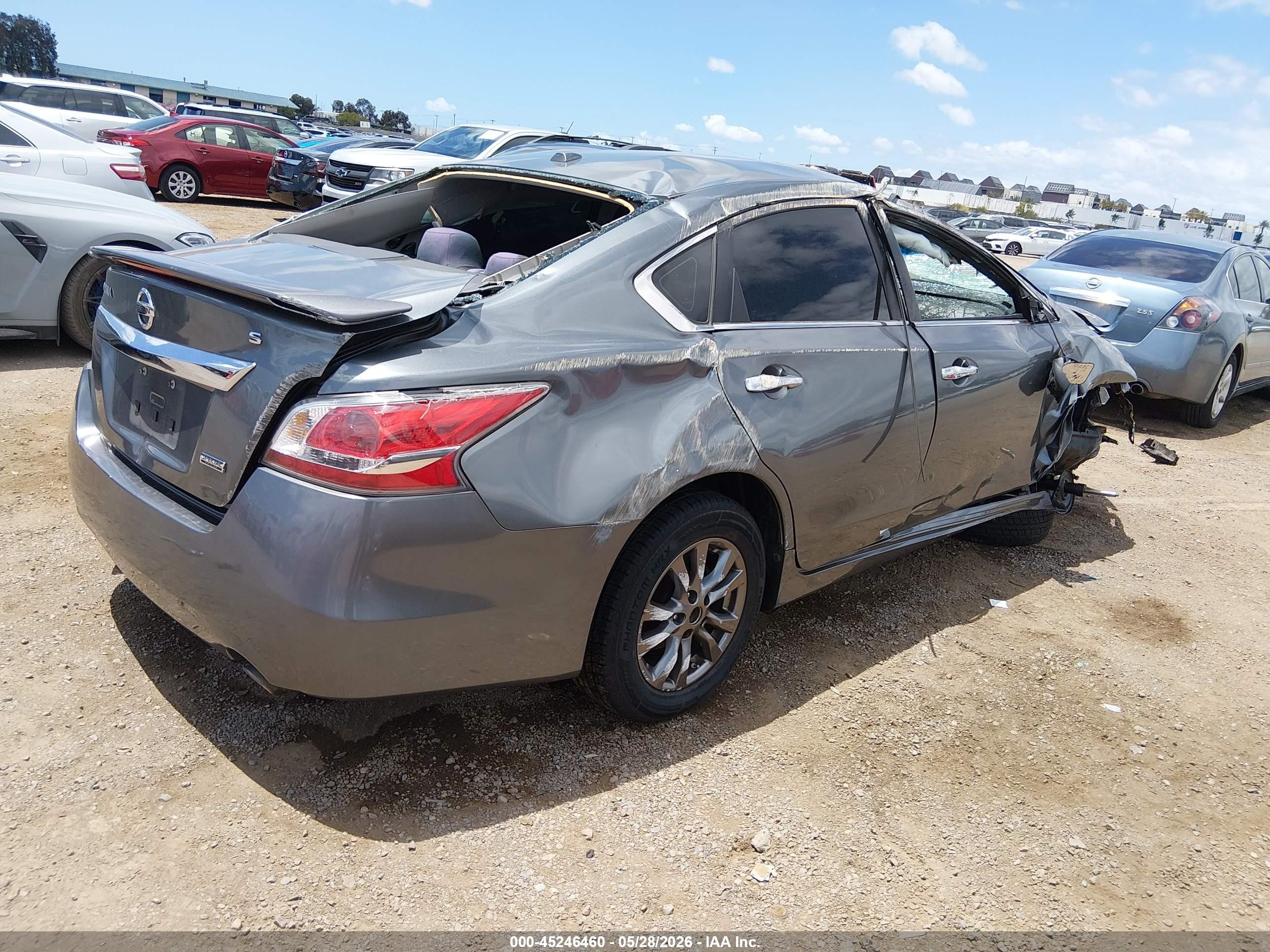 2015 Nissan Altima 2.5 S Gray vin: 1N4AL3AP9FN897068