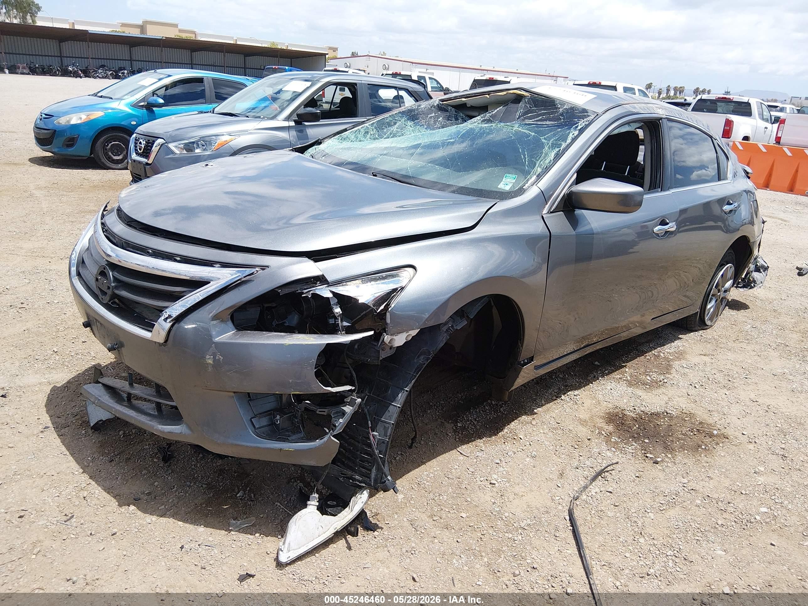 2015 Nissan Altima 2.5 S Gray vin: 1N4AL3AP9FN897068