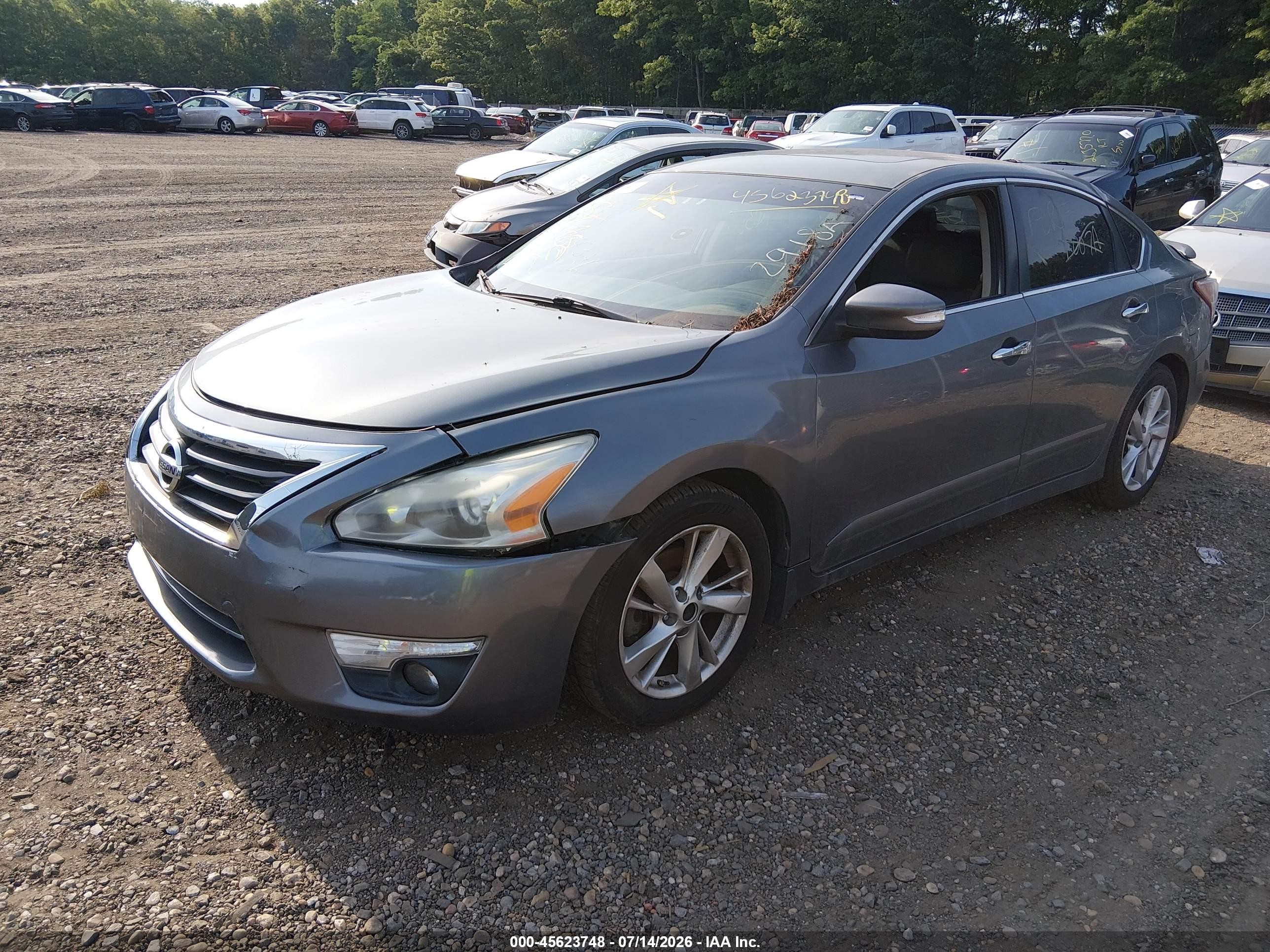 2015 Nissan Altima 2.5 Sl Серый vin: 1N4AL3AP9FN900115