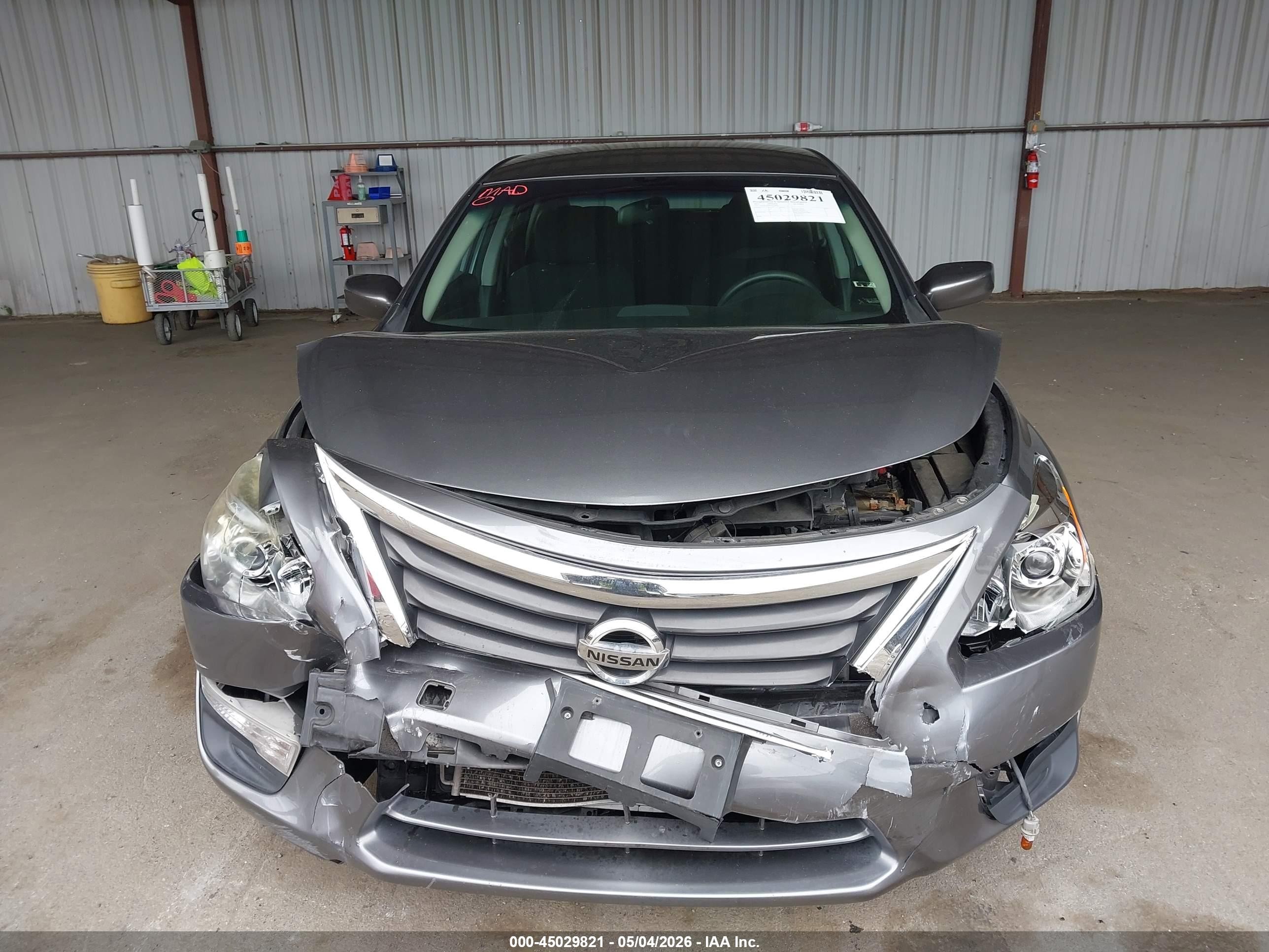2015 Nissan Altima 2.5 S Серый vin: 1N4AL3AP9FN919246