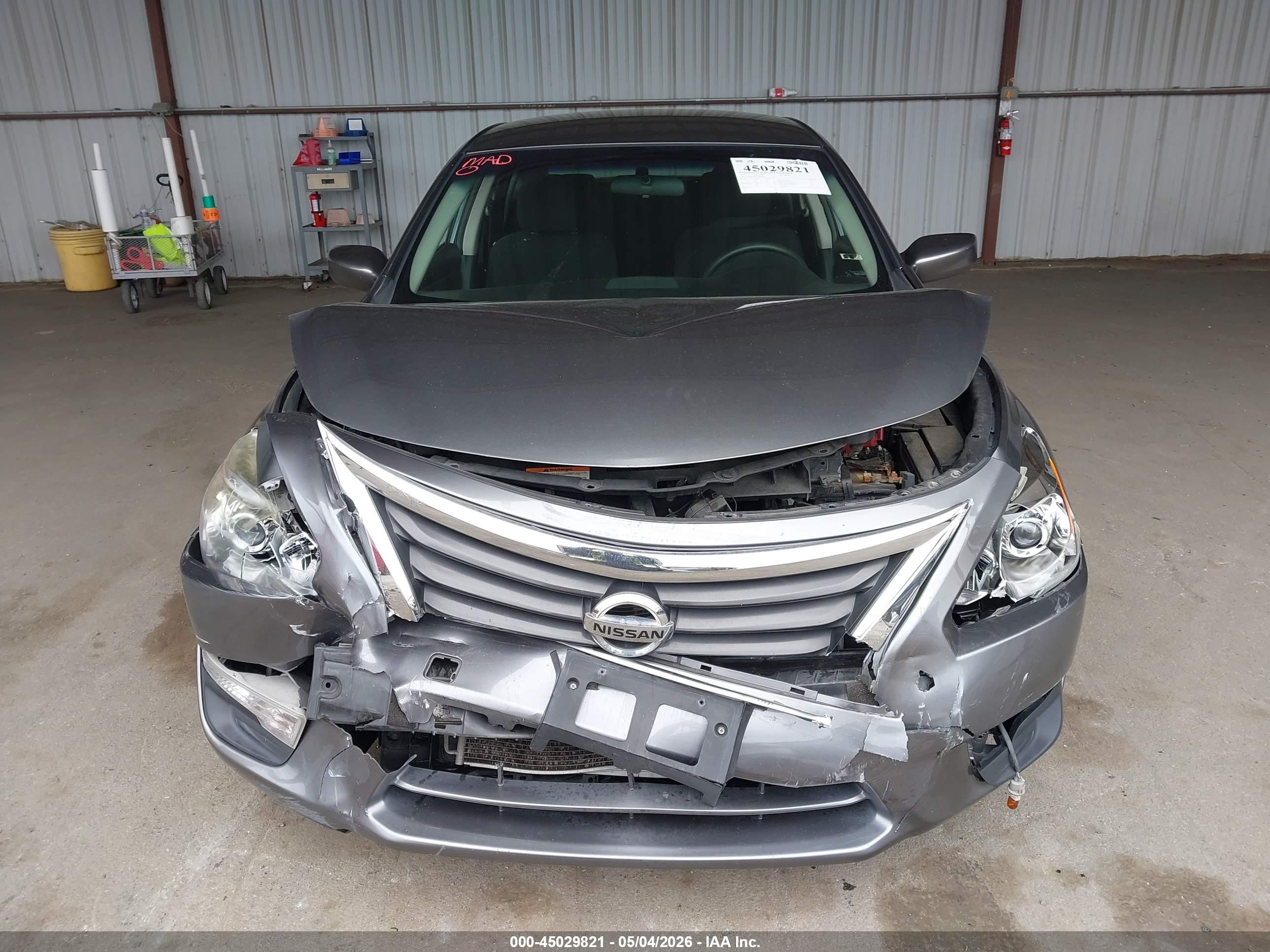 2015 Nissan Altima 2.5 S Серый vin: 1N4AL3AP9FN919246