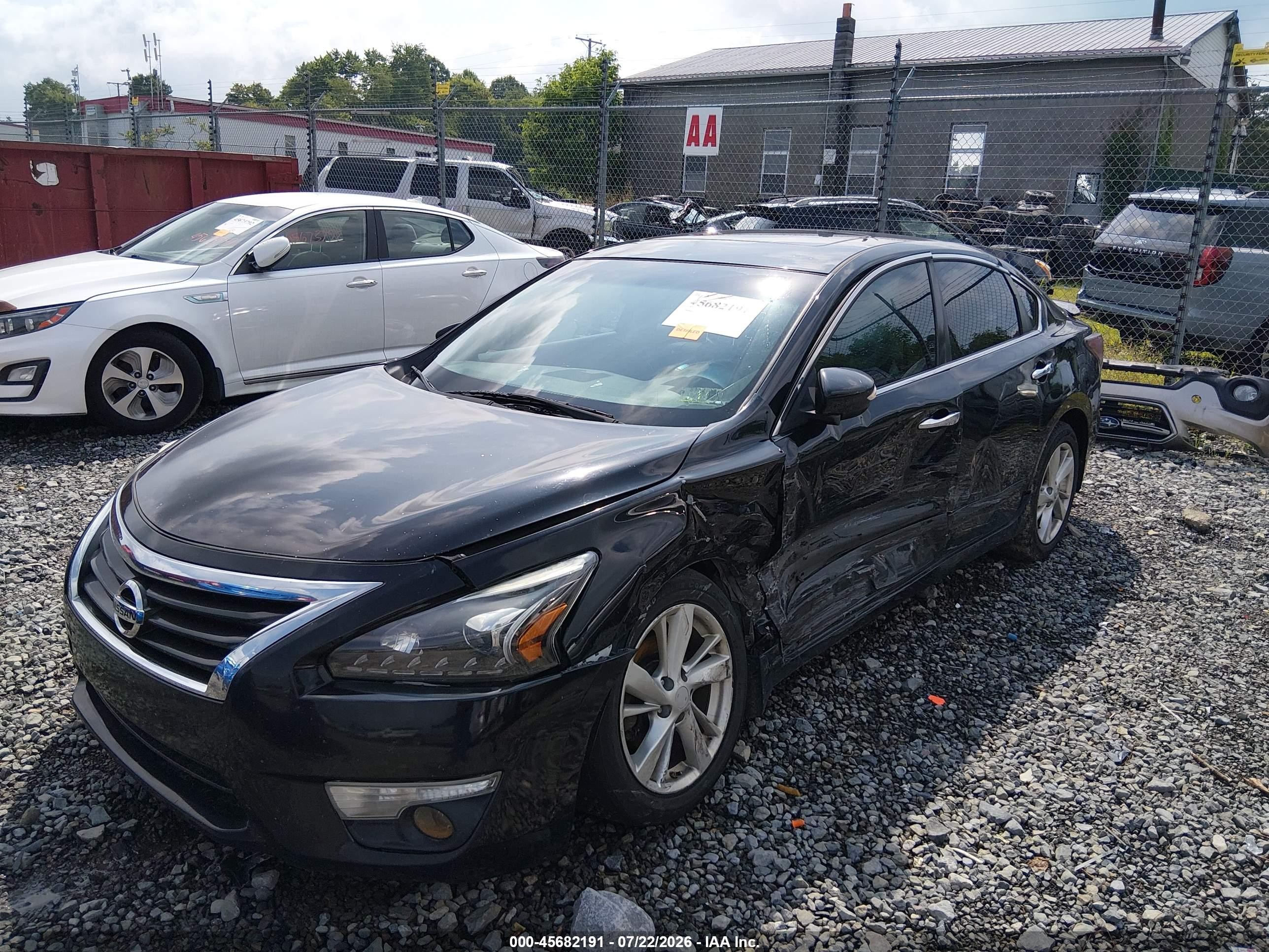 2015 Nissan Altima 2.5 Sl Black vin: 1N4AL3AP9FN921210