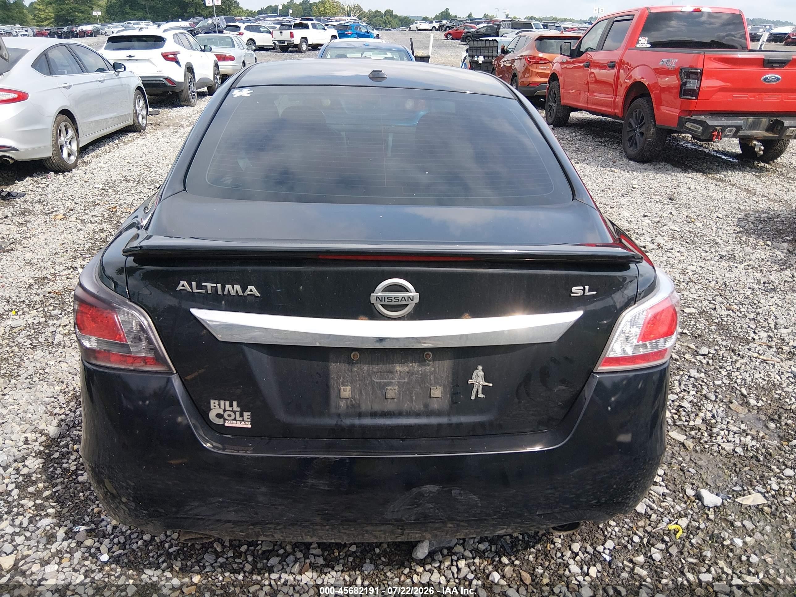 2015 Nissan Altima 2.5 Sl Black vin: 1N4AL3AP9FN921210
