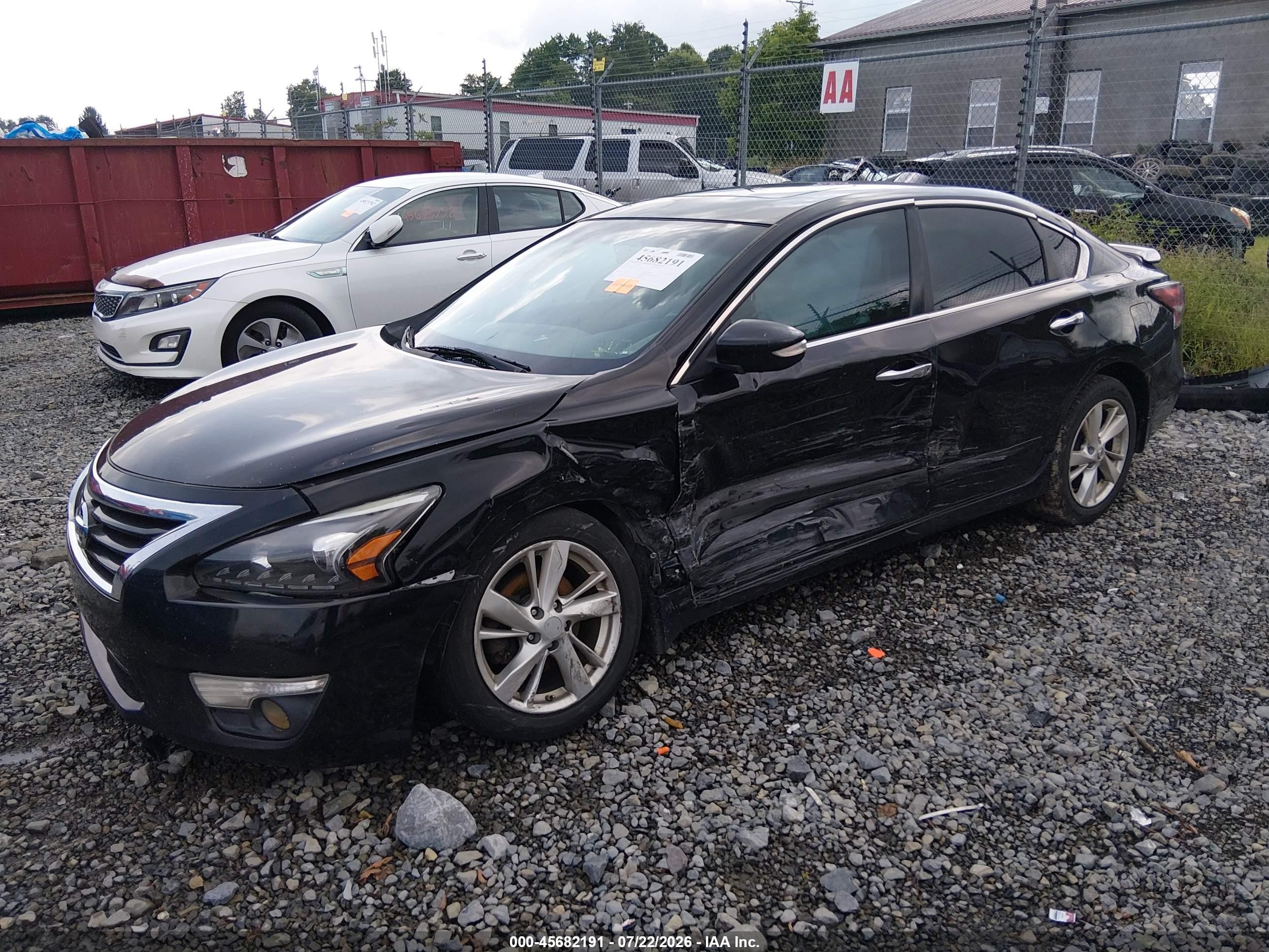 2015 Nissan Altima 2.5 Sl Black vin: 1N4AL3AP9FN921210
