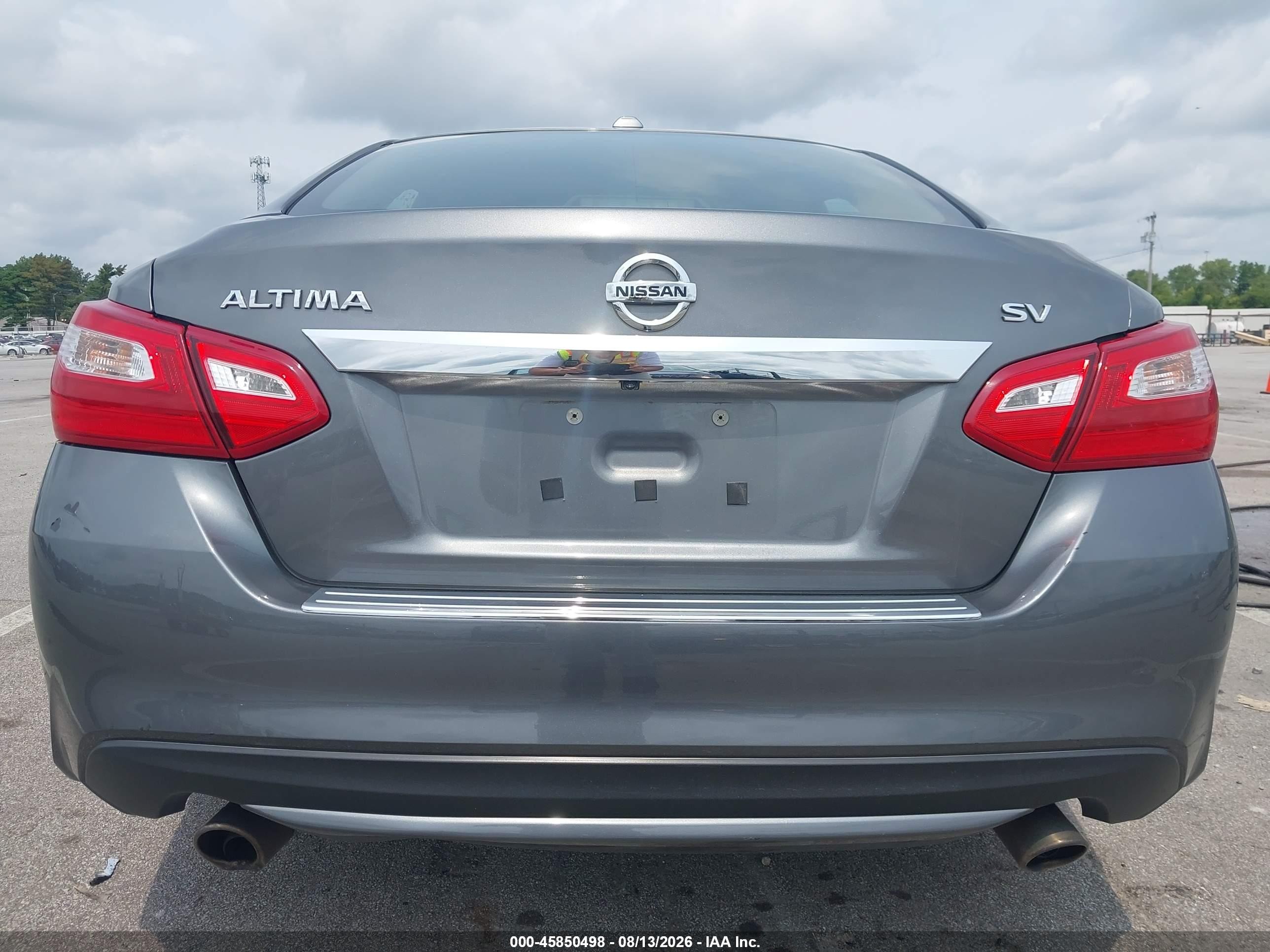2016 Nissan Altima 2.5 Sv Серый vin: 1N4AL3AP9GC182725