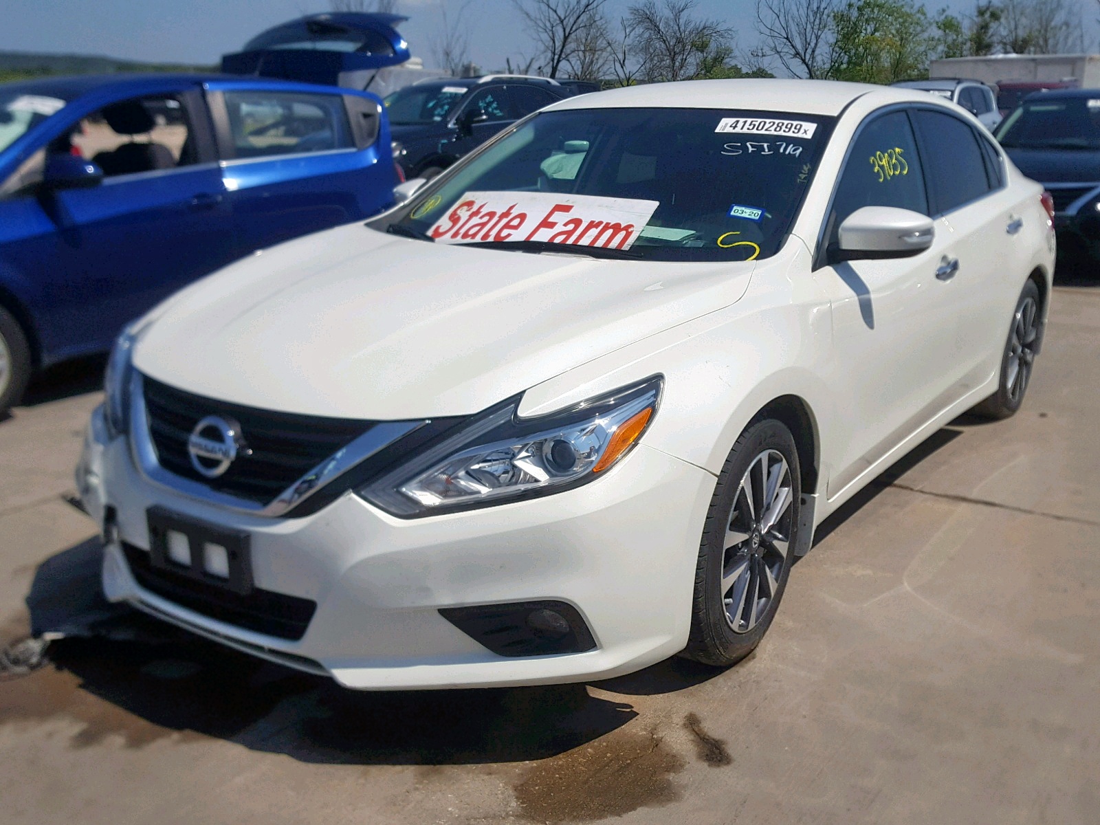 2016 Nissan Altima 2.5 White vin: 1N4AL3AP9GC239585