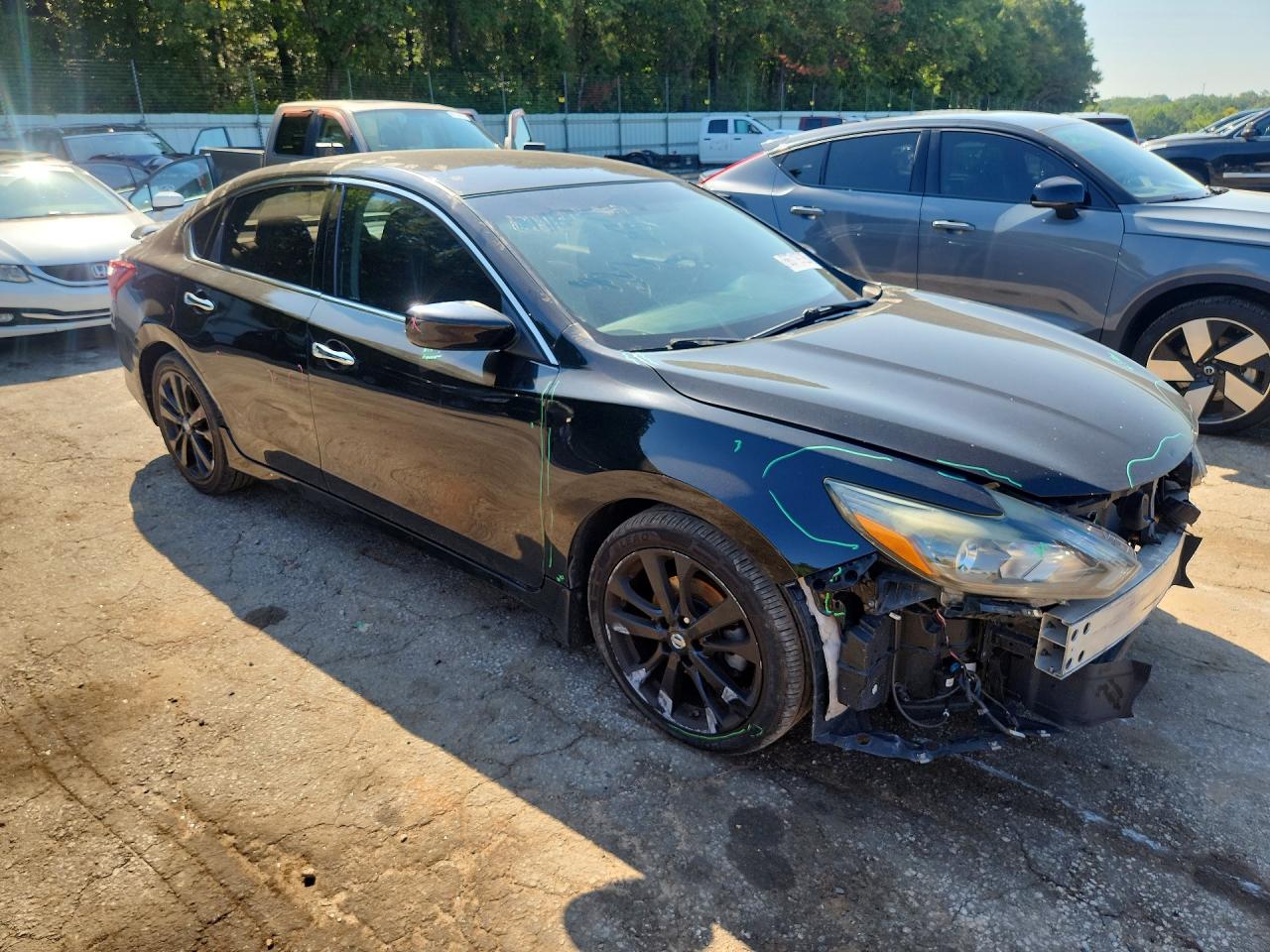 2017 Nissan Altima 2.5 Sr Black vin: 1N4AL3AP9HC193516