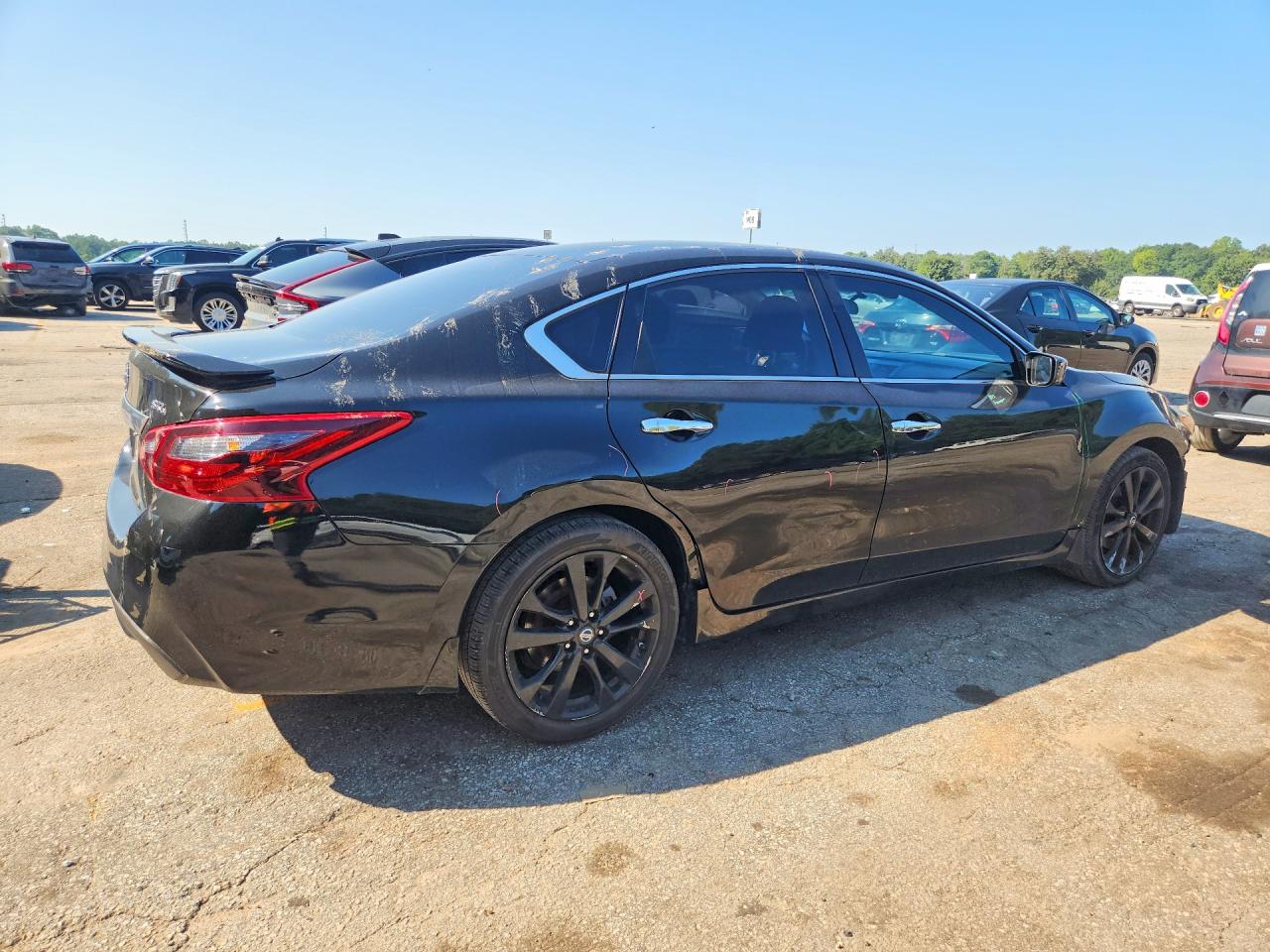 2017 Nissan Altima 2.5 Sr Black vin: 1N4AL3AP9HC193516