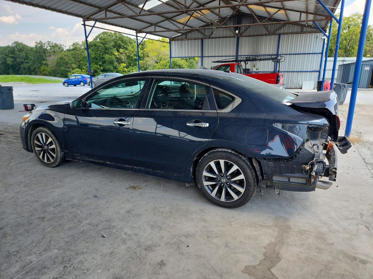2017 Nissan Altima 2.5 Sv Blue vin: 1N4AL3AP9HC283619