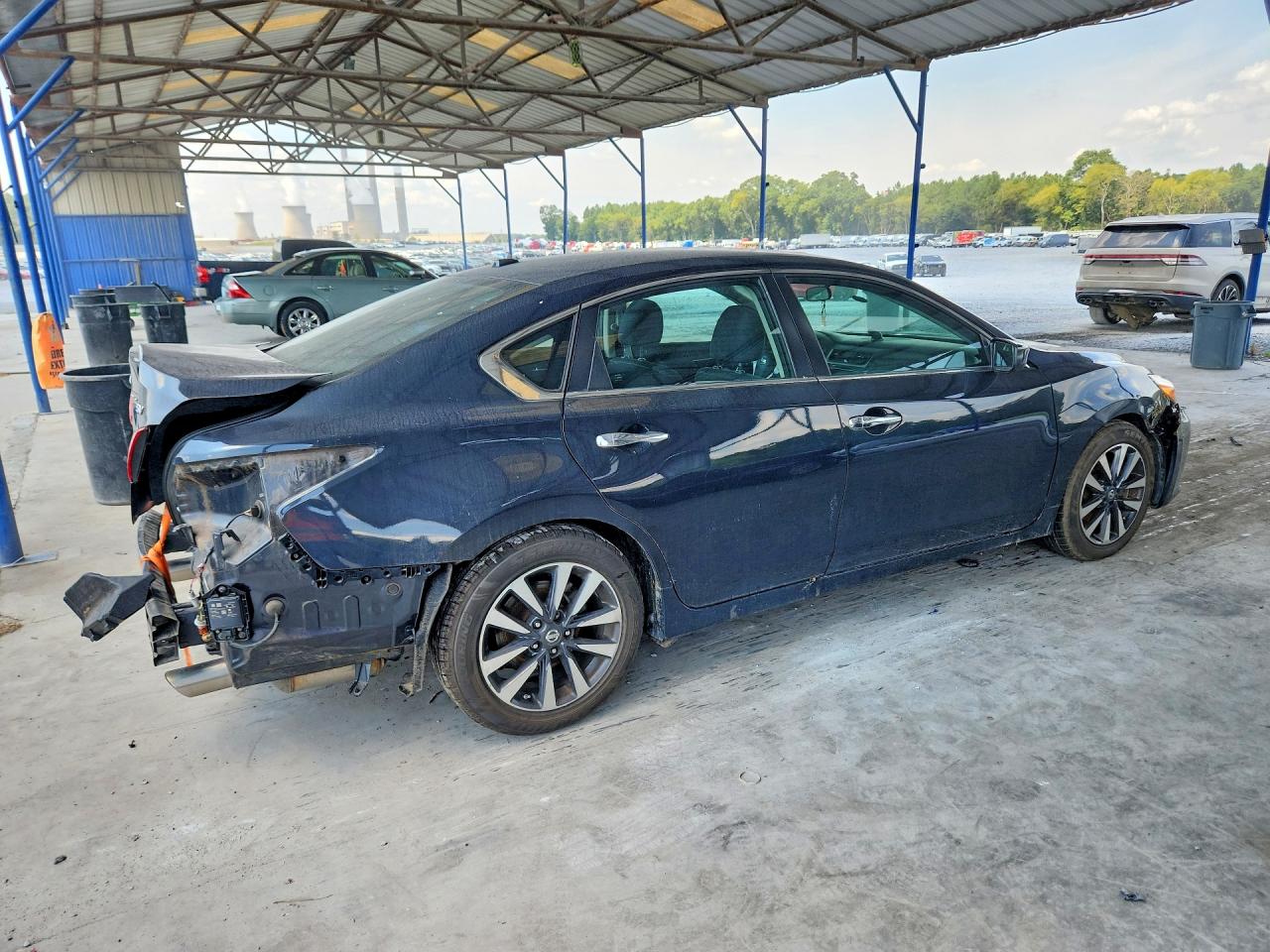 2017 Nissan Altima 2.5 Sv Blue vin: 1N4AL3AP9HC283619