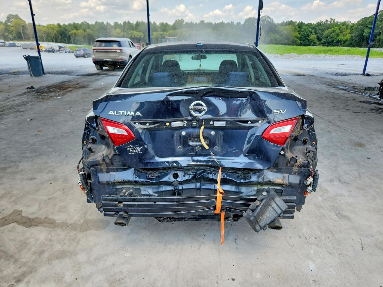 2017 Nissan Altima 2.5 Sv Blue vin: 1N4AL3AP9HC283619