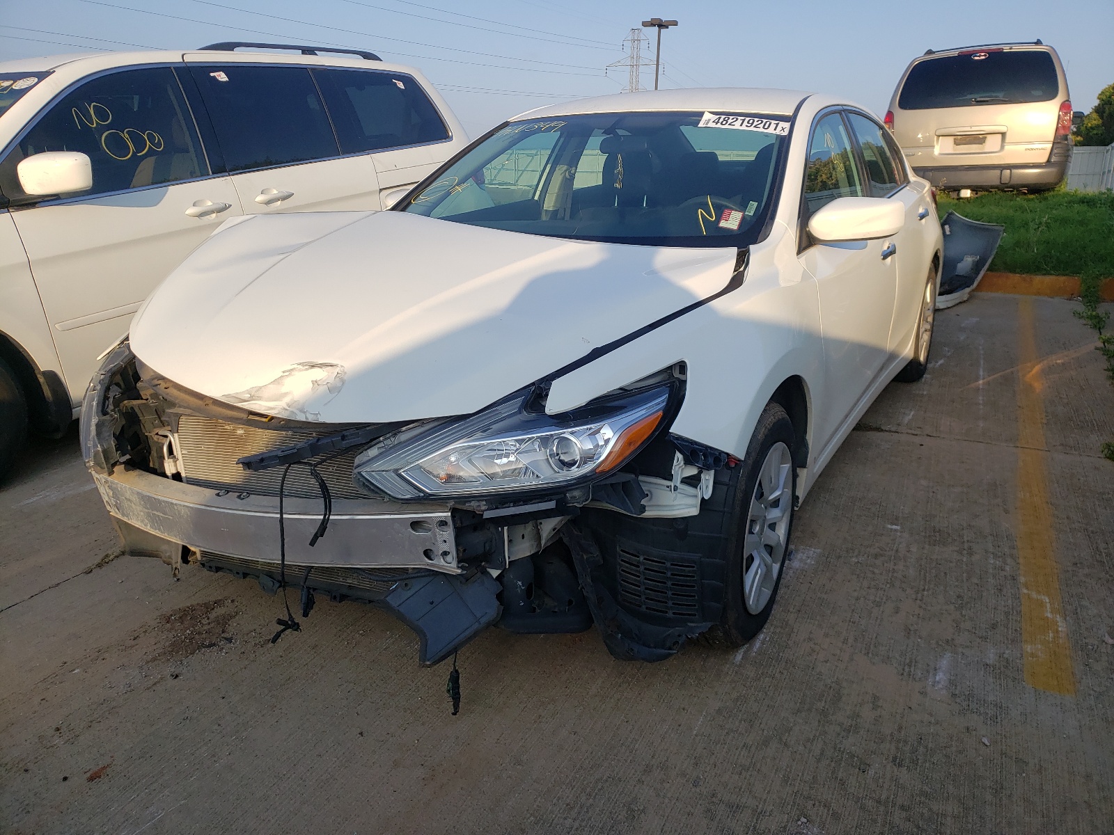 2017 Nissan Altima 2.5 White vin: 1N4AL3AP9HN349008