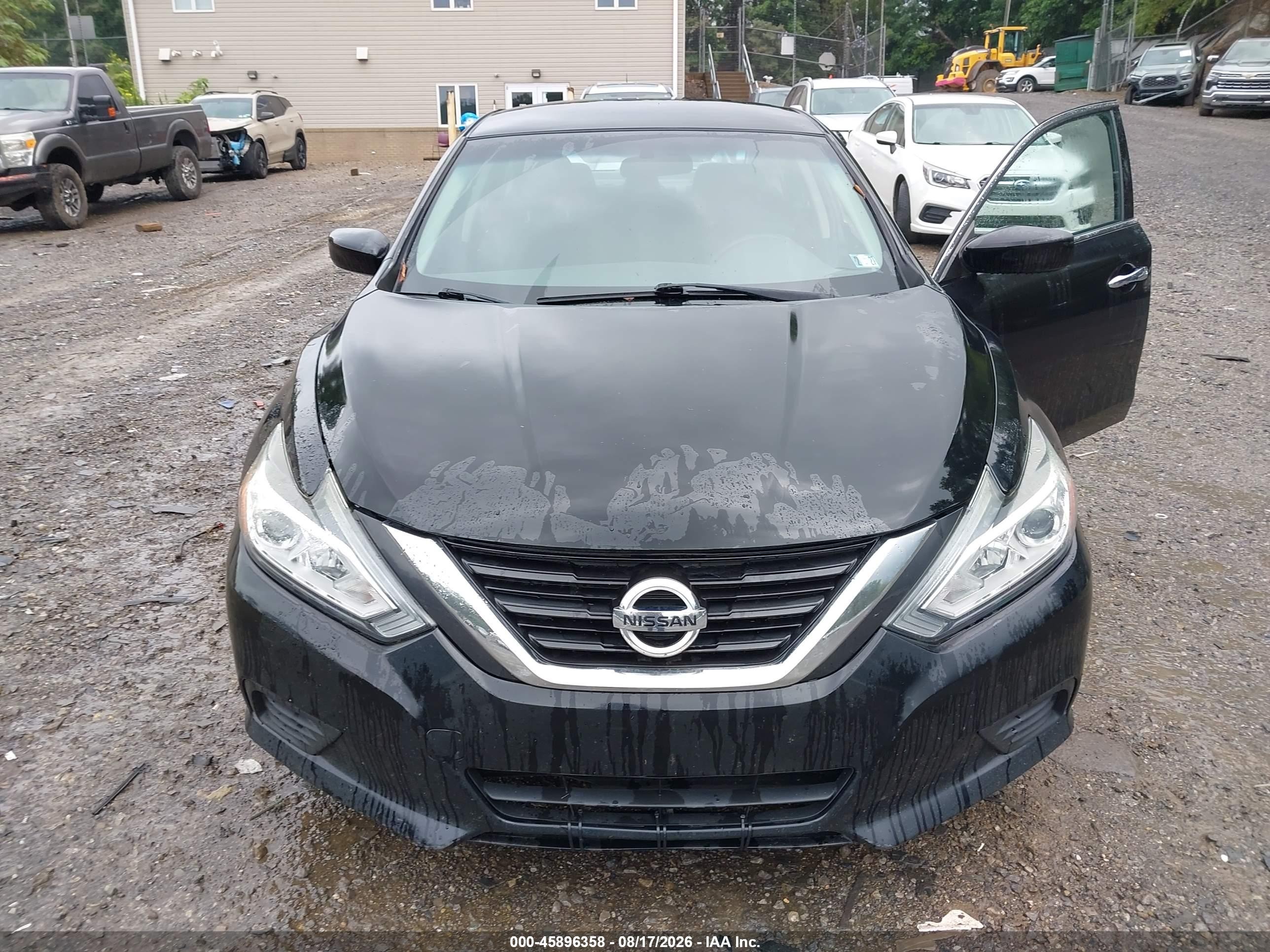 2017 Nissan Altima 2.5 S Black vin: 1N4AL3AP9HN358081