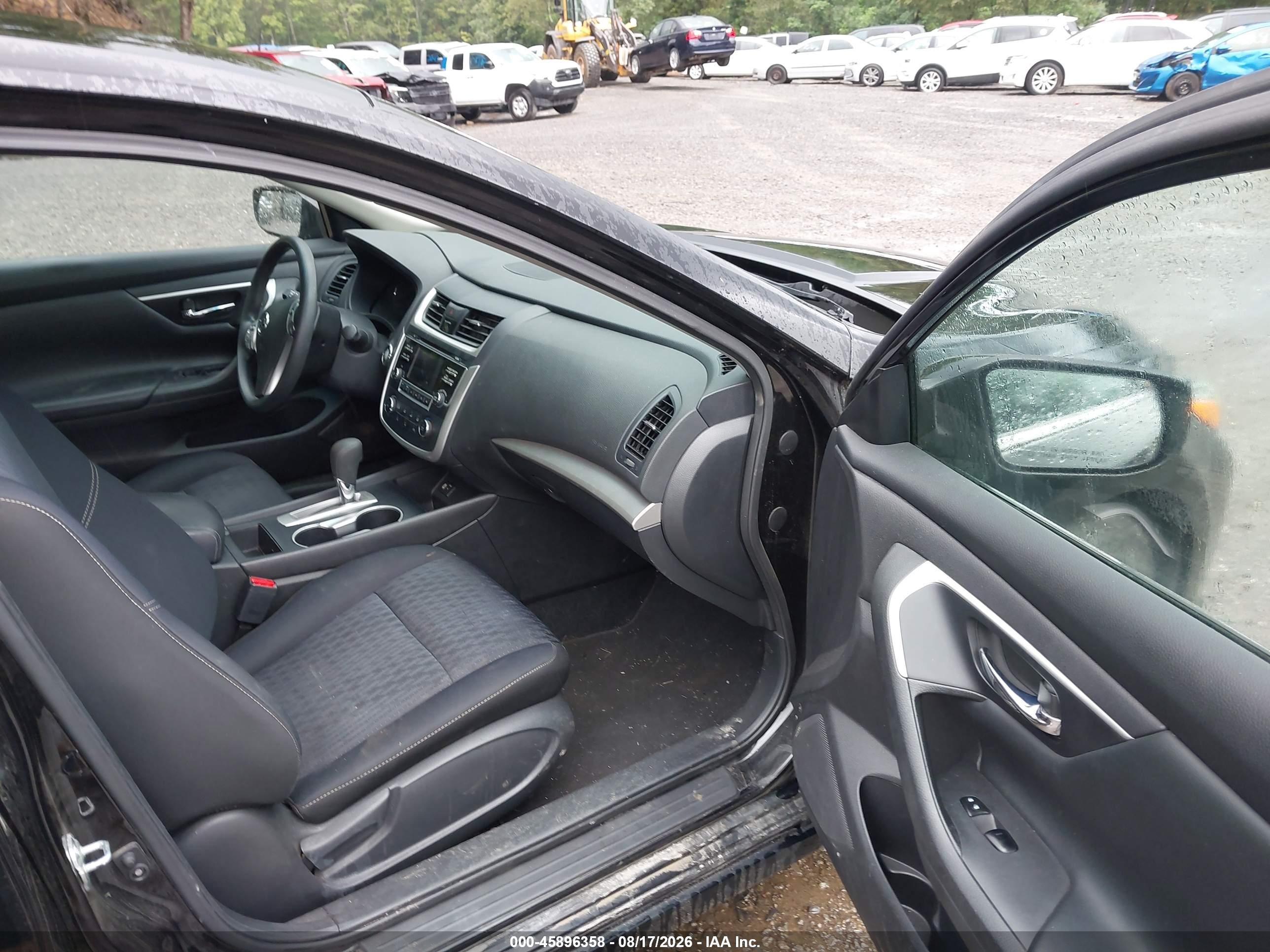 2017 Nissan Altima 2.5 S Black vin: 1N4AL3AP9HN358081