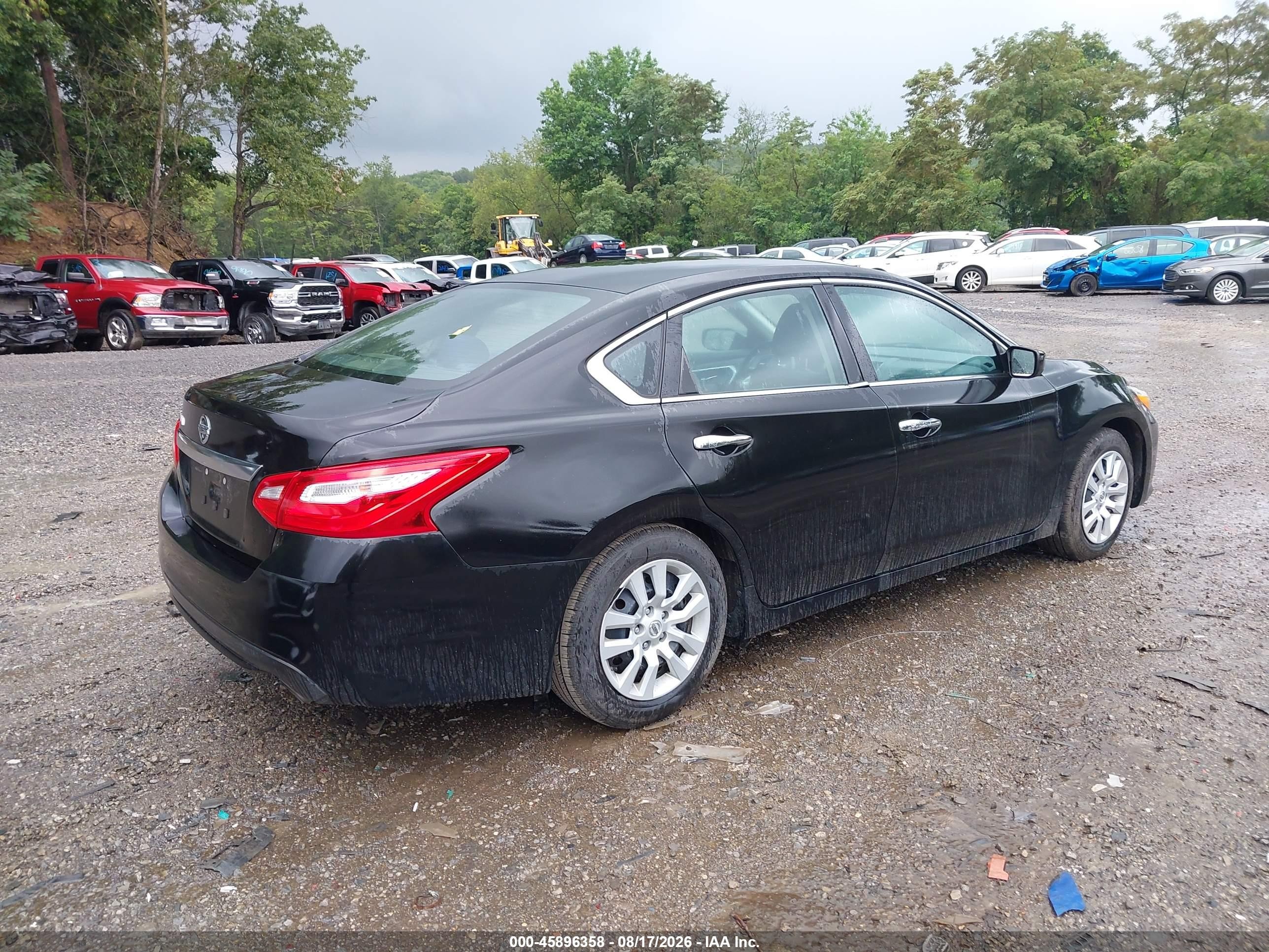 2017 Nissan Altima 2.5 S Black vin: 1N4AL3AP9HN358081