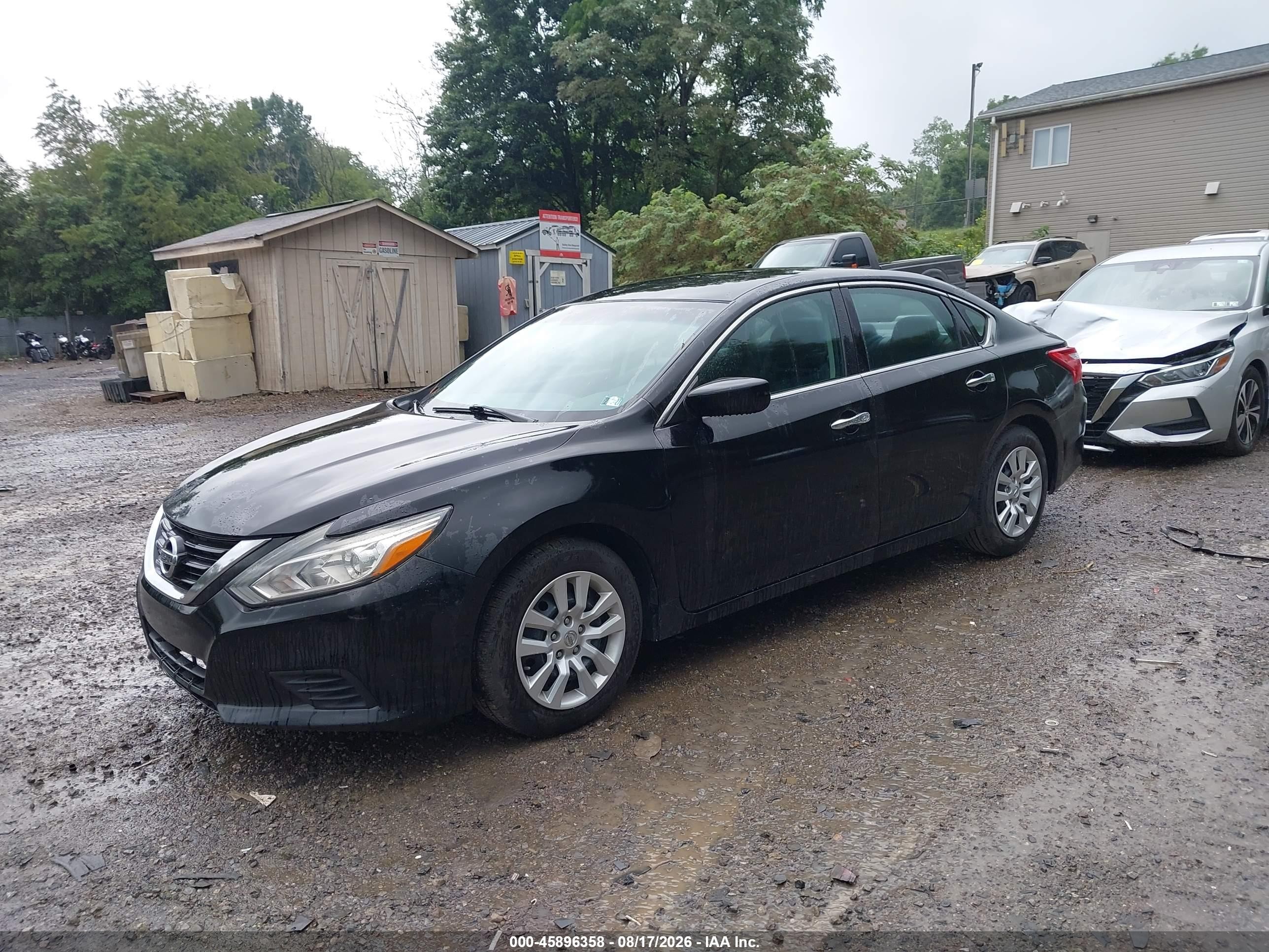 2017 Nissan Altima 2.5 S Black vin: 1N4AL3AP9HN358081