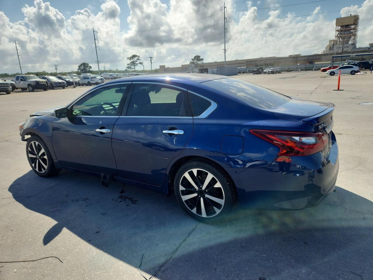 2018 Nissan Altima 2.5 Sr Синий vin: 1N4AL3AP9JC110396