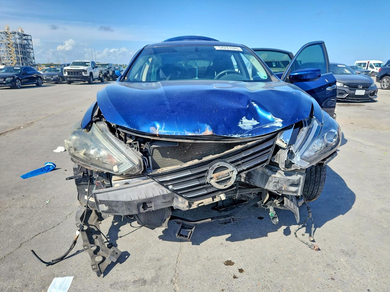2018 Nissan Altima 2.5 Sr Синий vin: 1N4AL3AP9JC110396