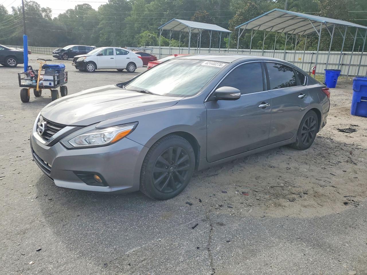 2018 Nissan Altima 2.5 Sl Gray vin: 1N4AL3AP9JC145097
