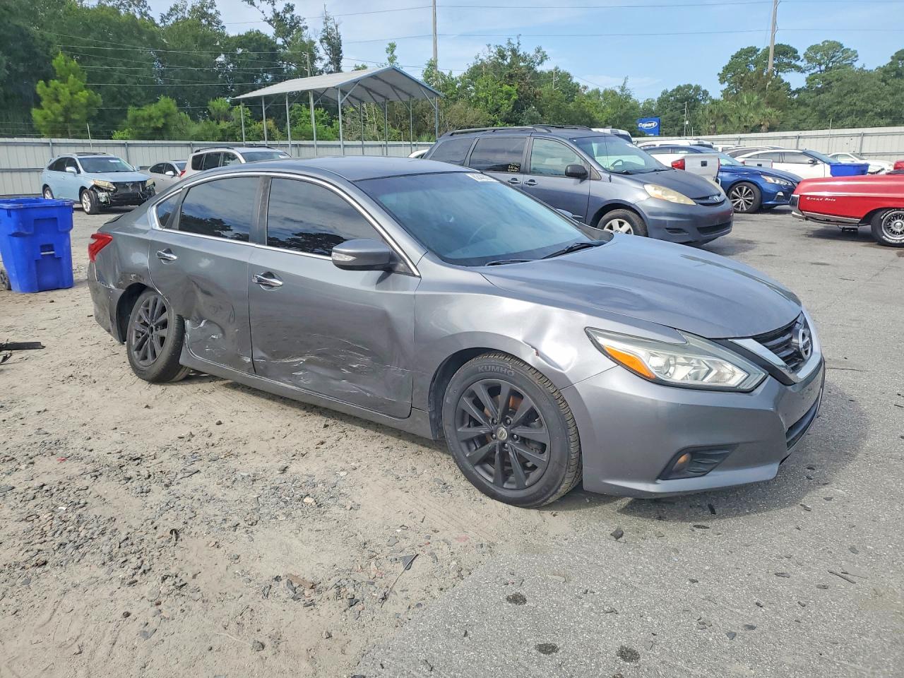 2018 Nissan Altima 2.5 Sl Gray vin: 1N4AL3AP9JC145097